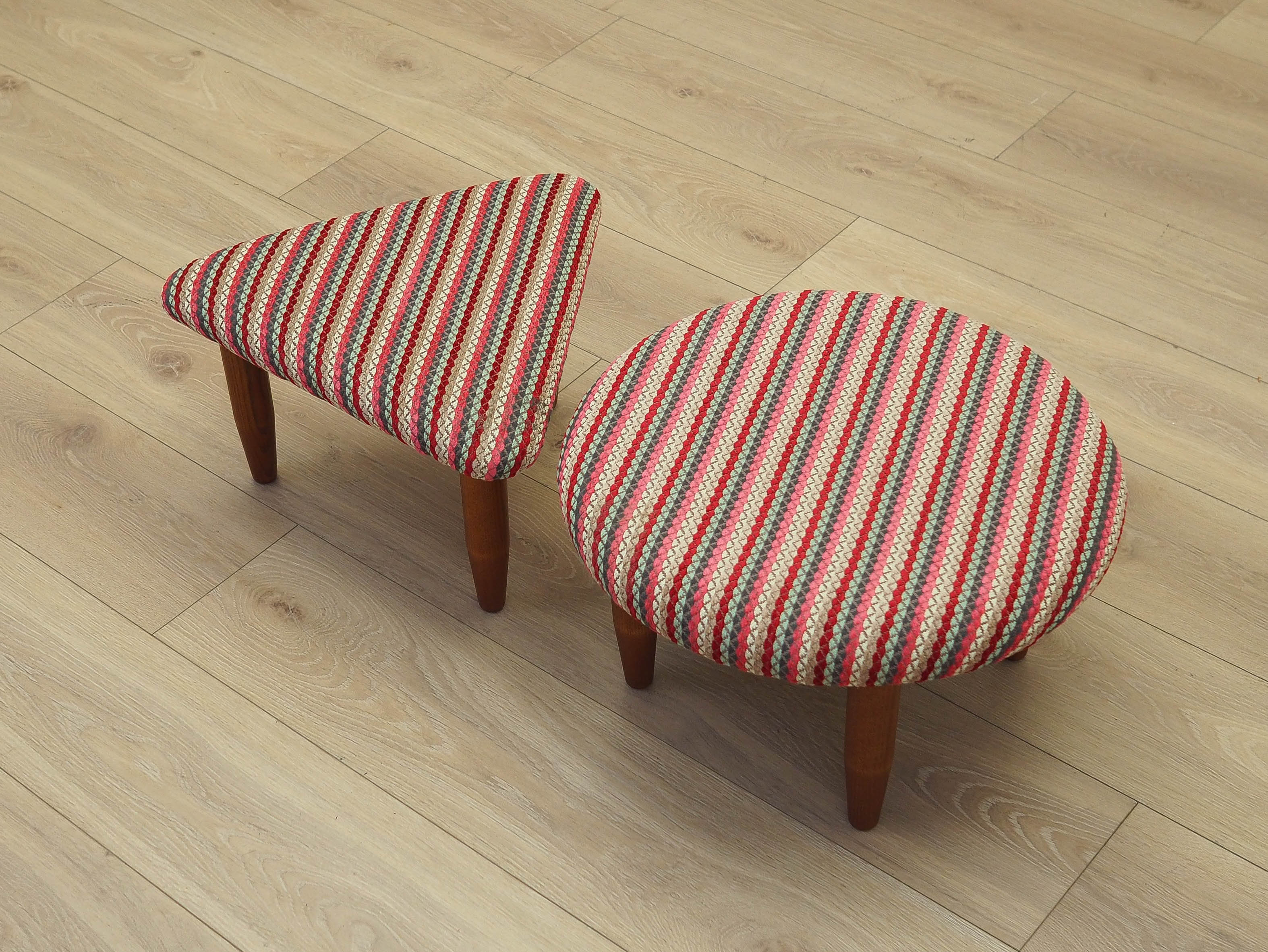 Ottoman Set 2-Piece Brown 1990s