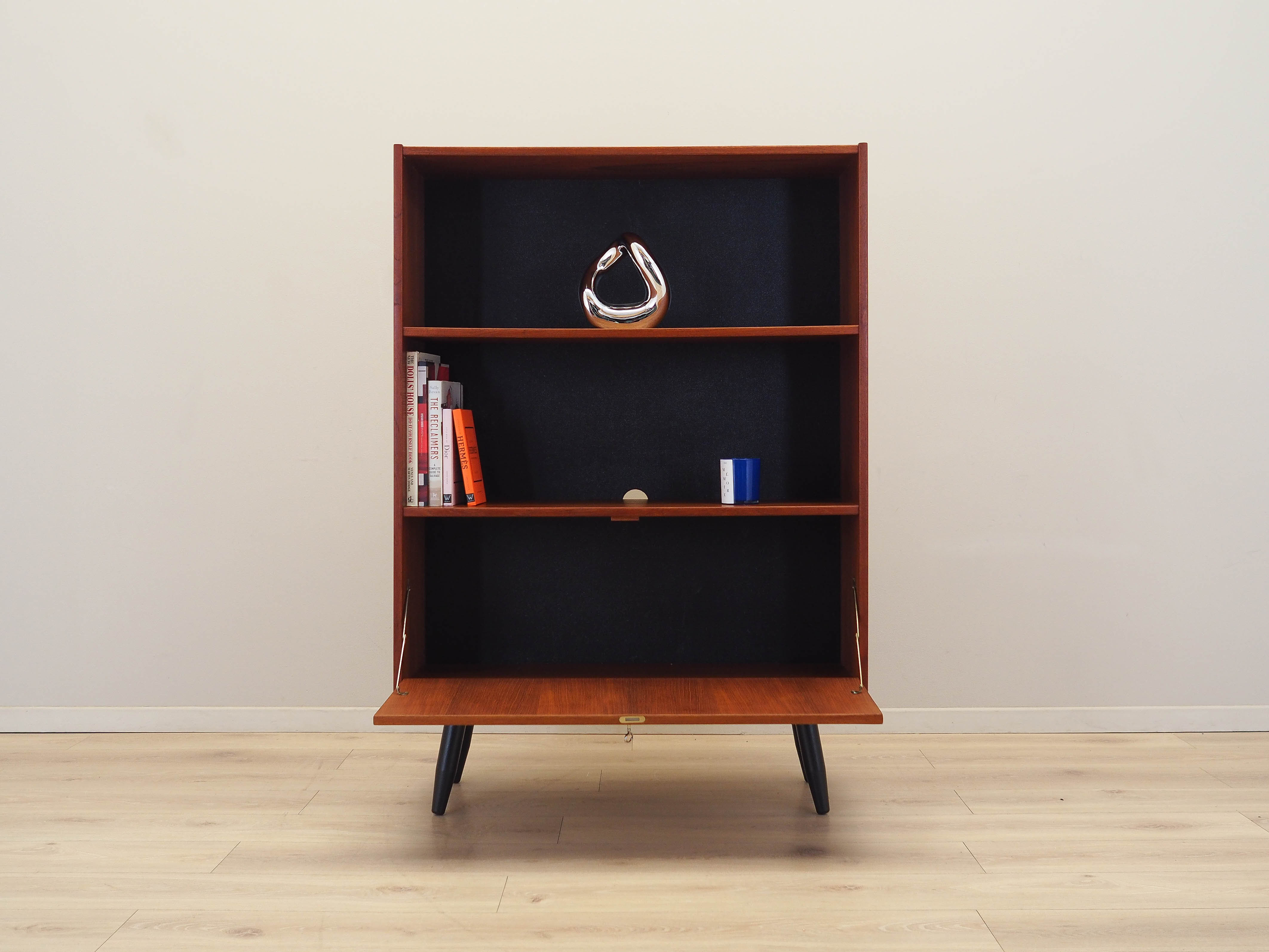 Teak-Bücherregal Braun 1960er Jahre