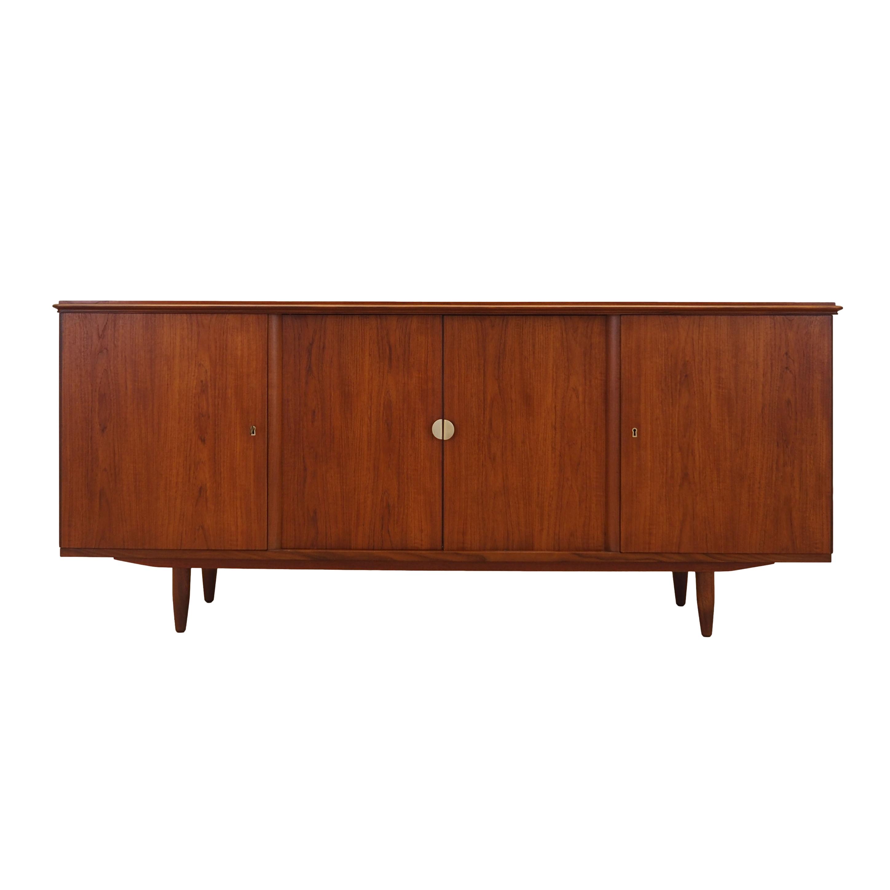 Teak-Sideboard Braun 1970er Jahre