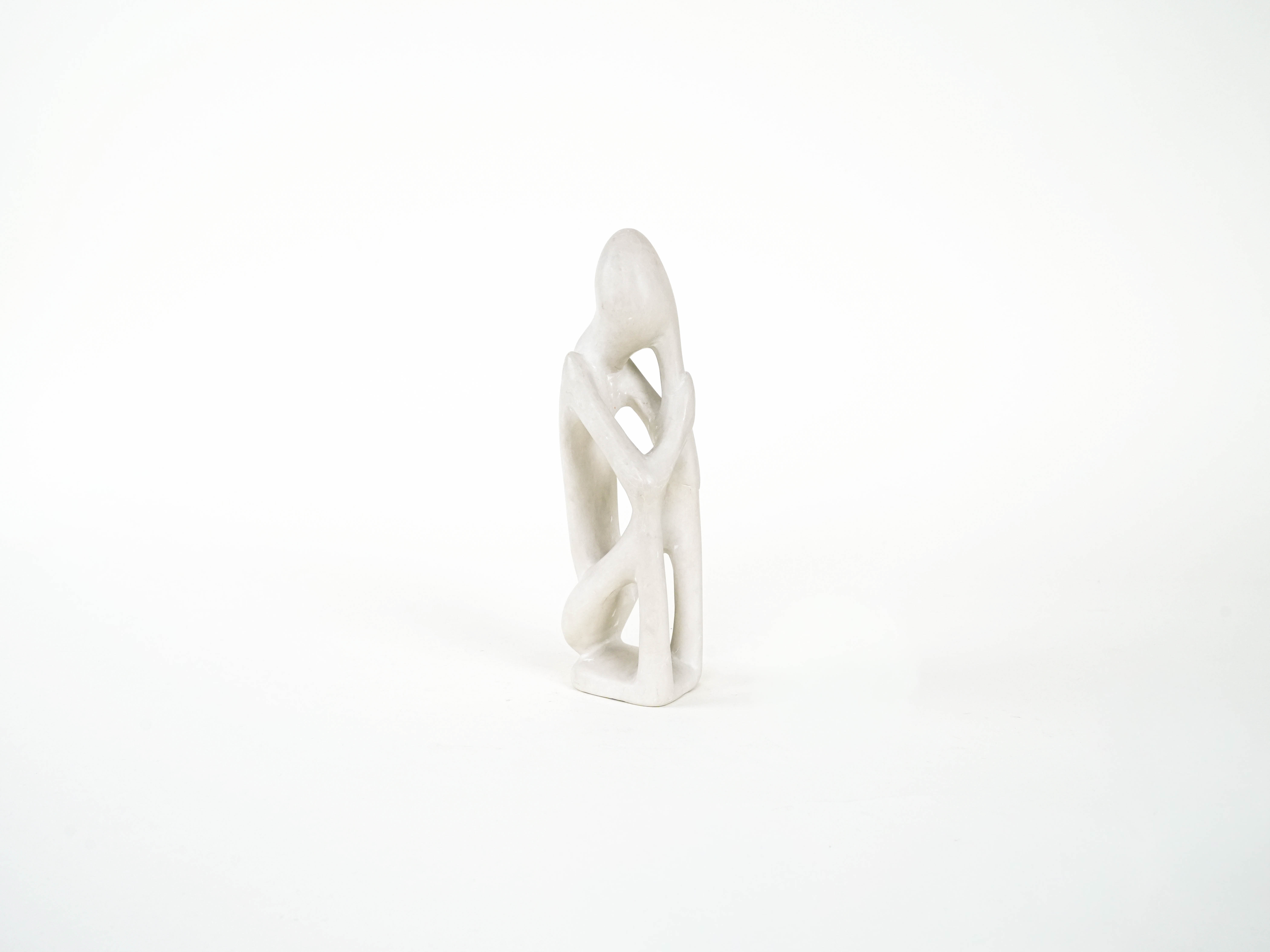 Sculpture Modernist Cream 1980s