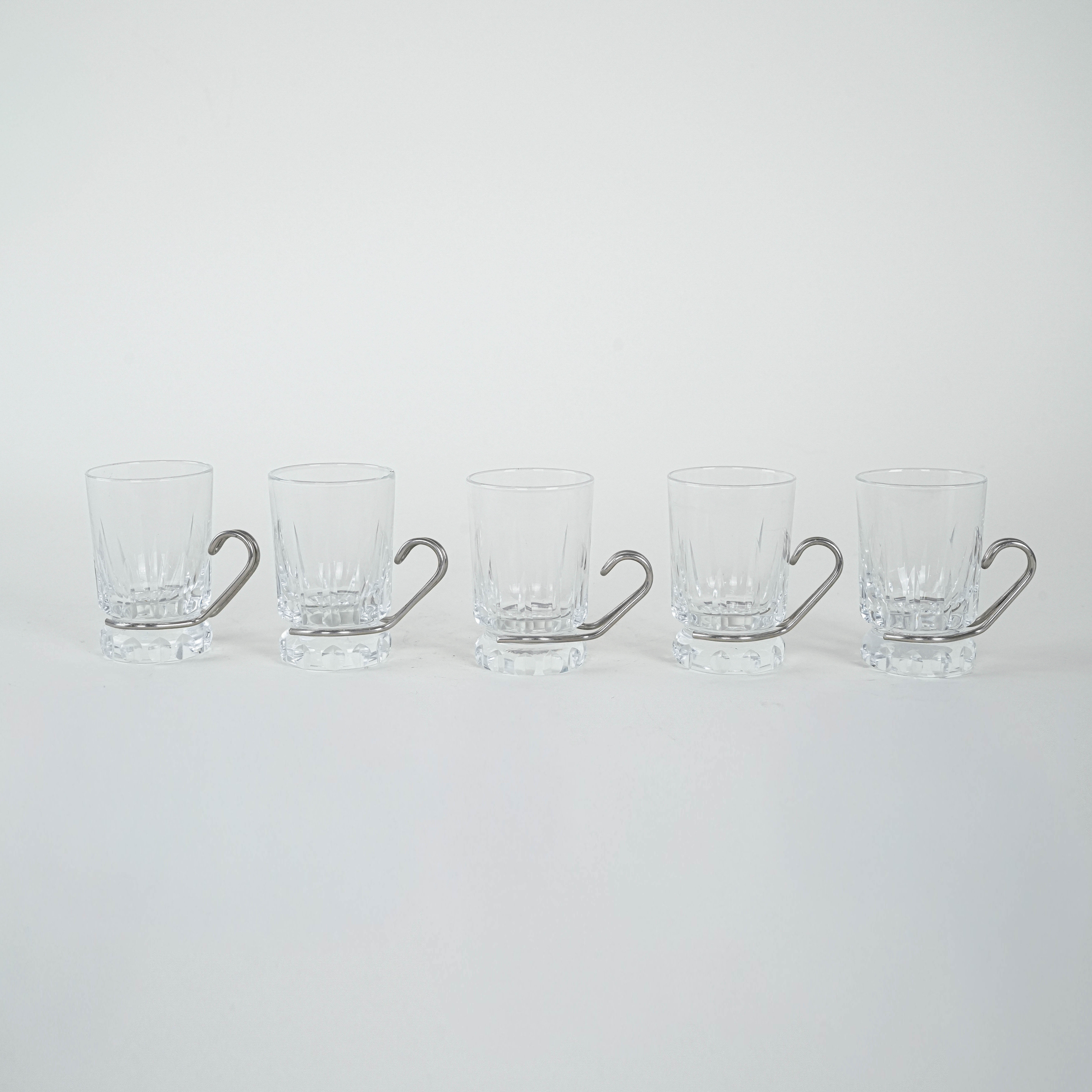 Teegläser-Set Transparent 1970er Jahre