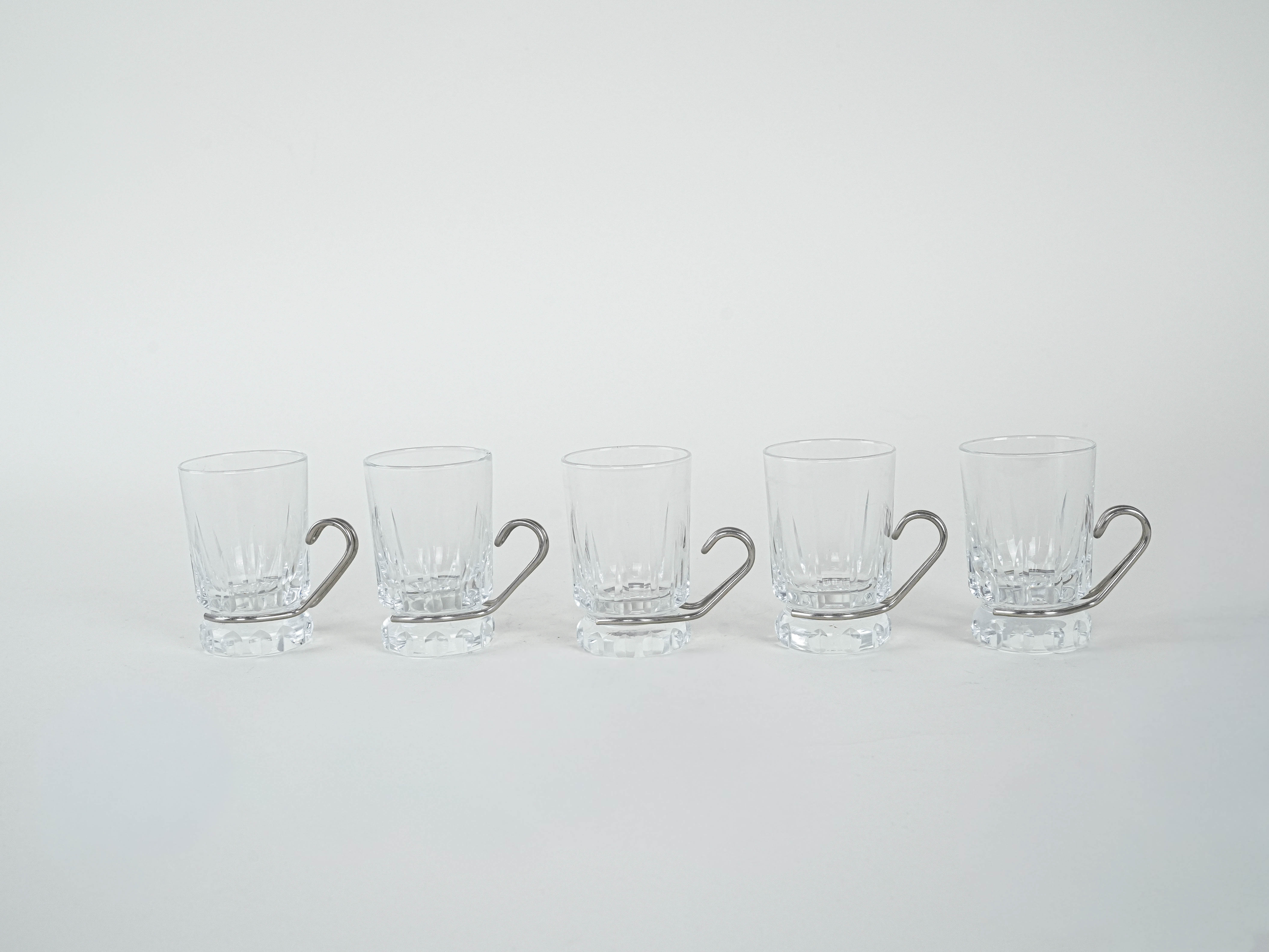 Teegläser-Set Transparent 1970er Jahre