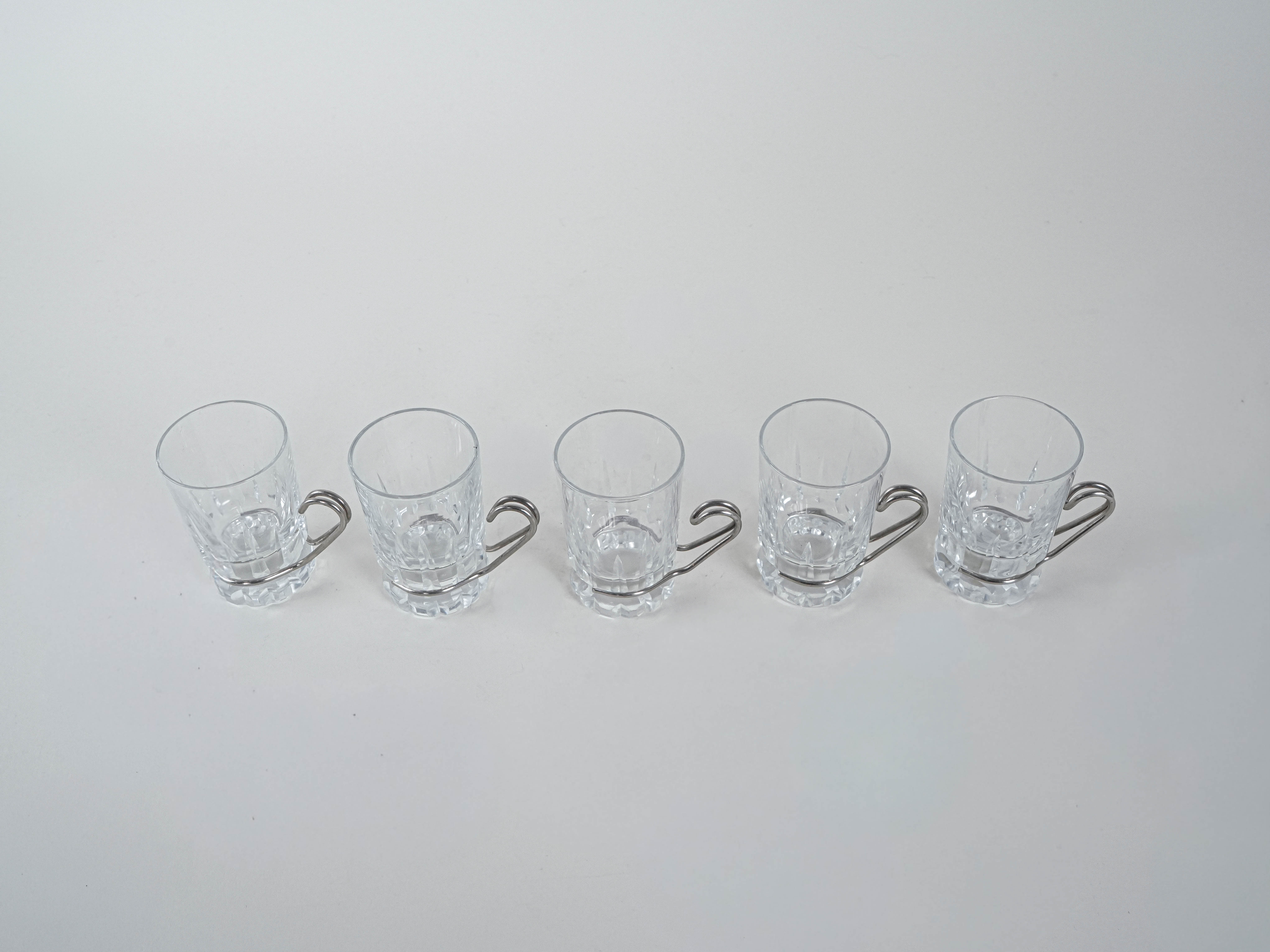 Teegläser-Set Transparent 1970er Jahre