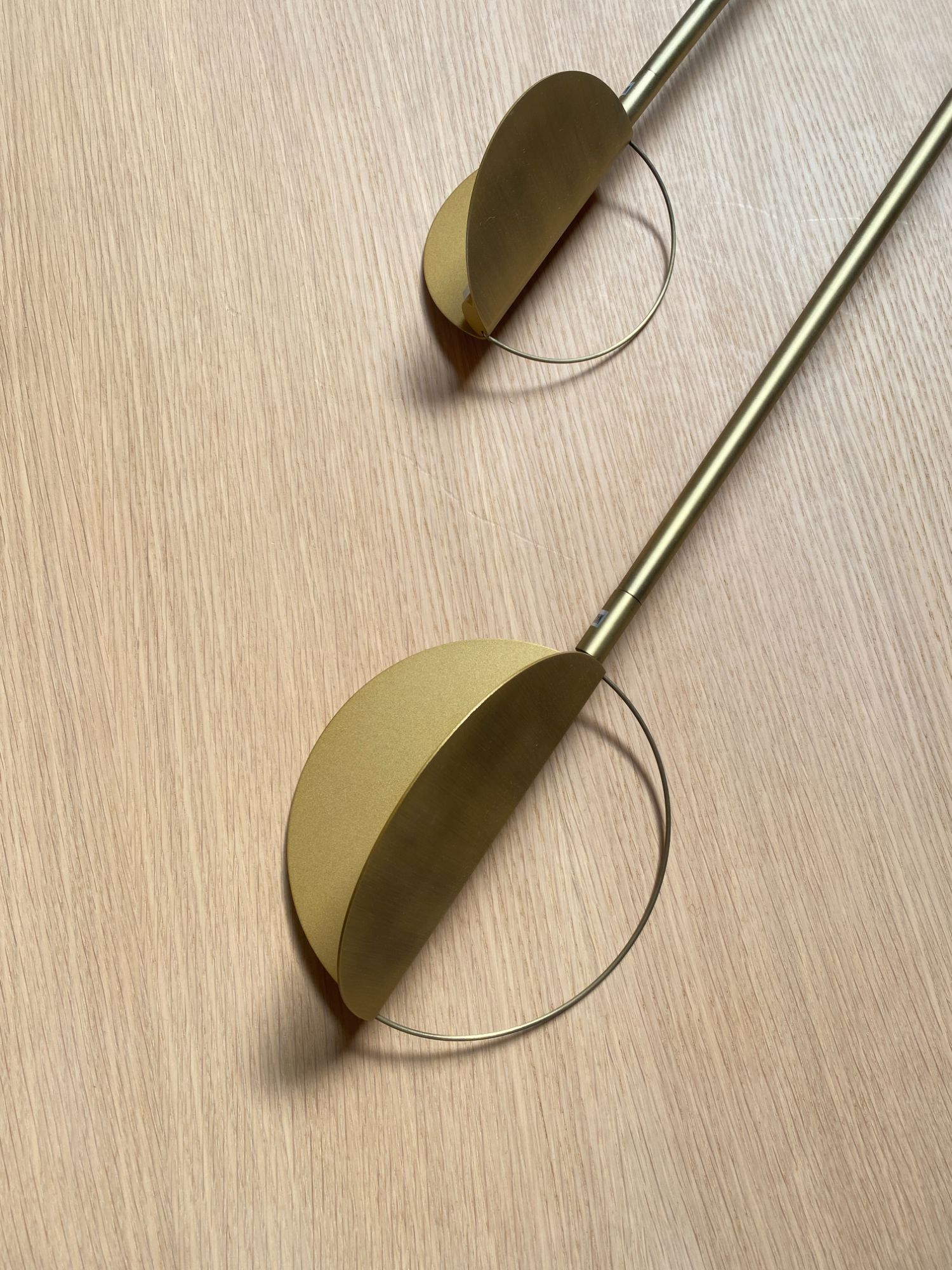 Leaves Wandlampe LED Metall Messing