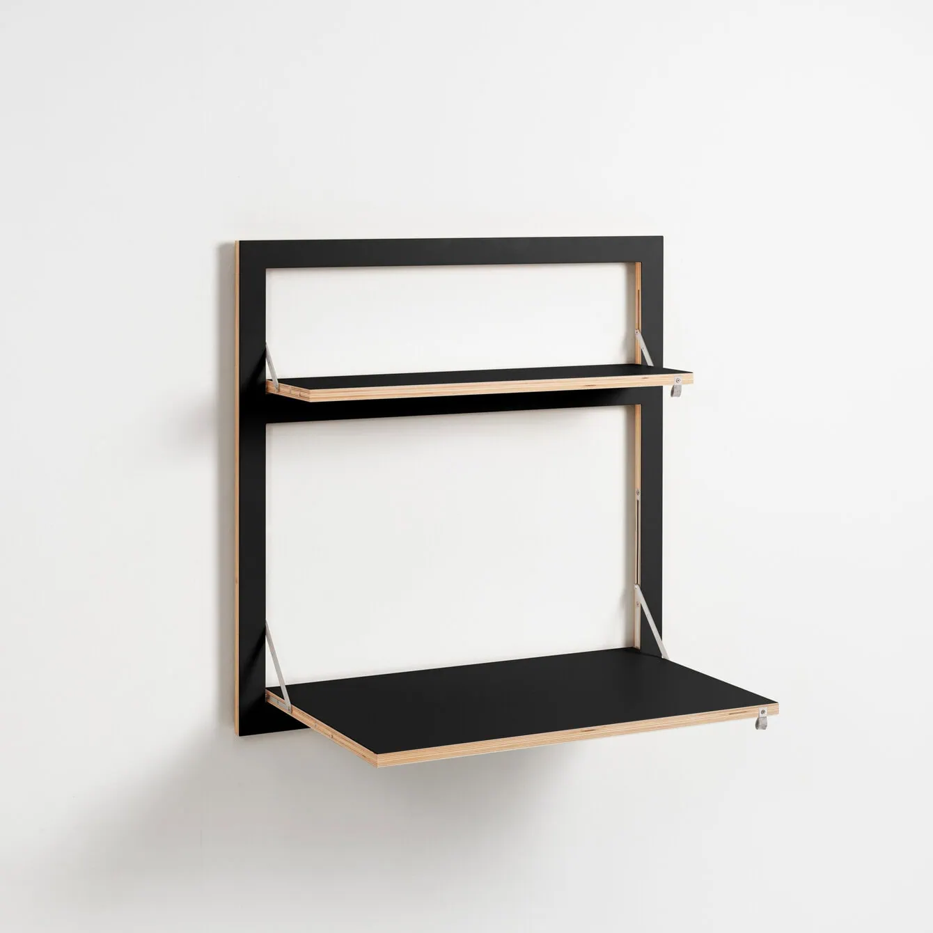 Fläpps Secretary Desk Black 80 x 80cm