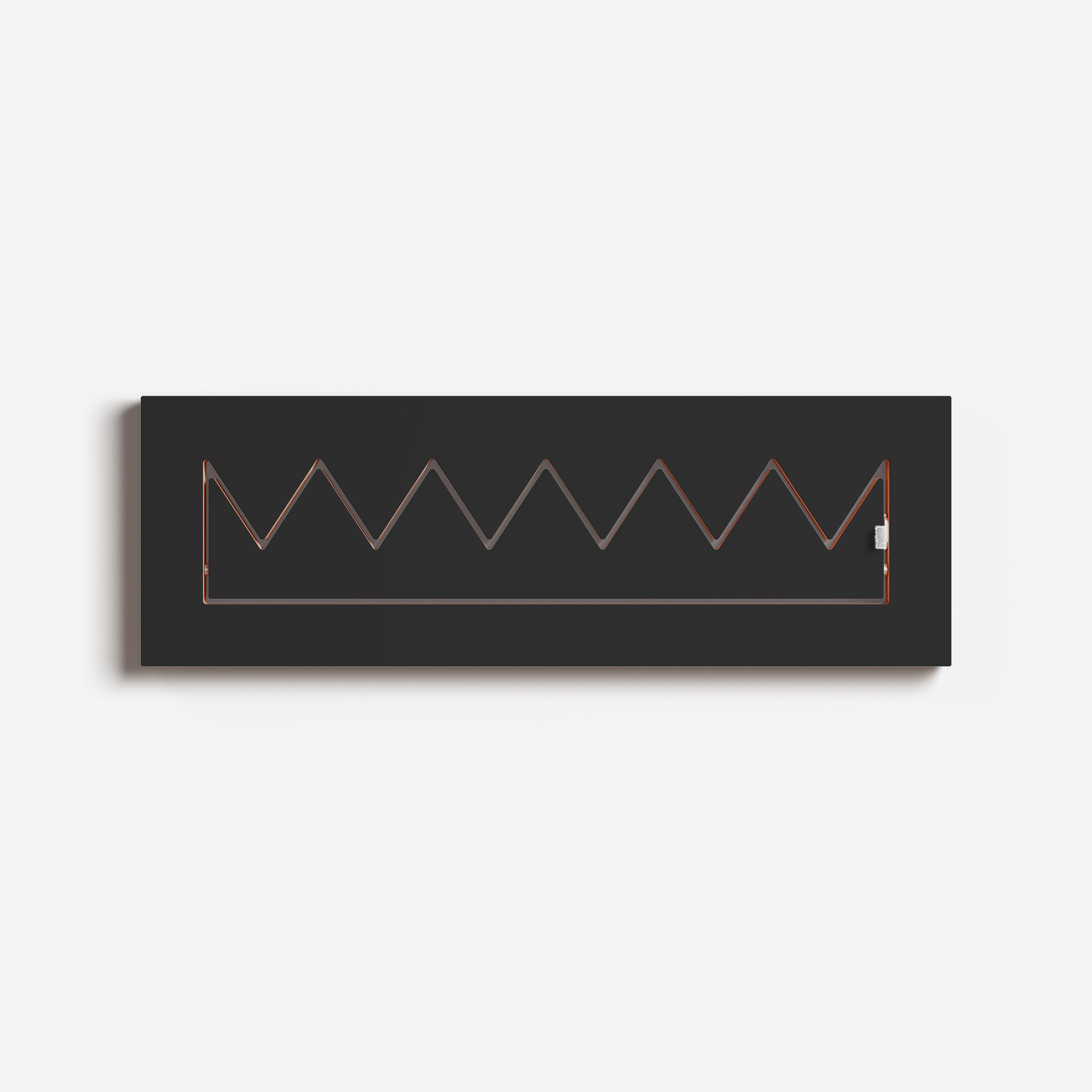 Fläpps Coat Rack Crownhäng Black 60 x 20cm