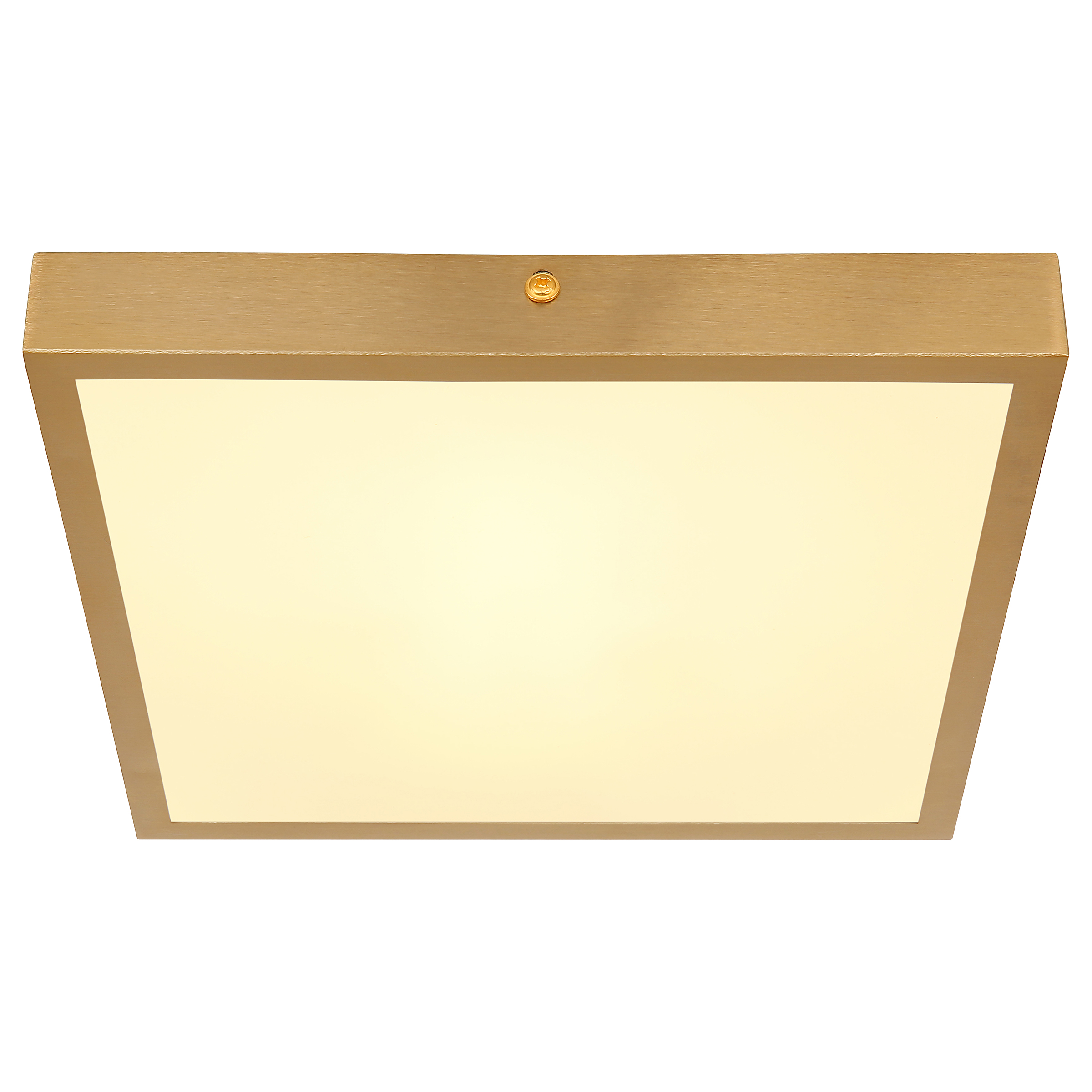 Tibey LED ceiling light iron brown