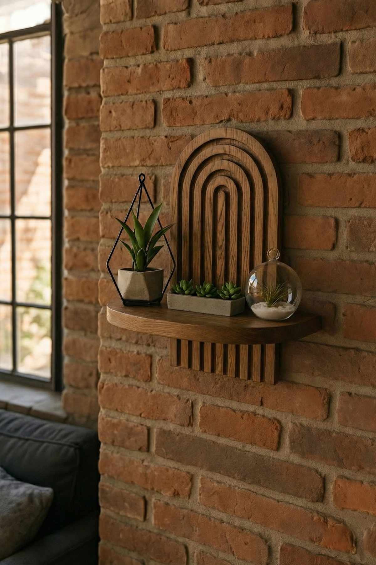Artmtkwll1 Shelf Brown