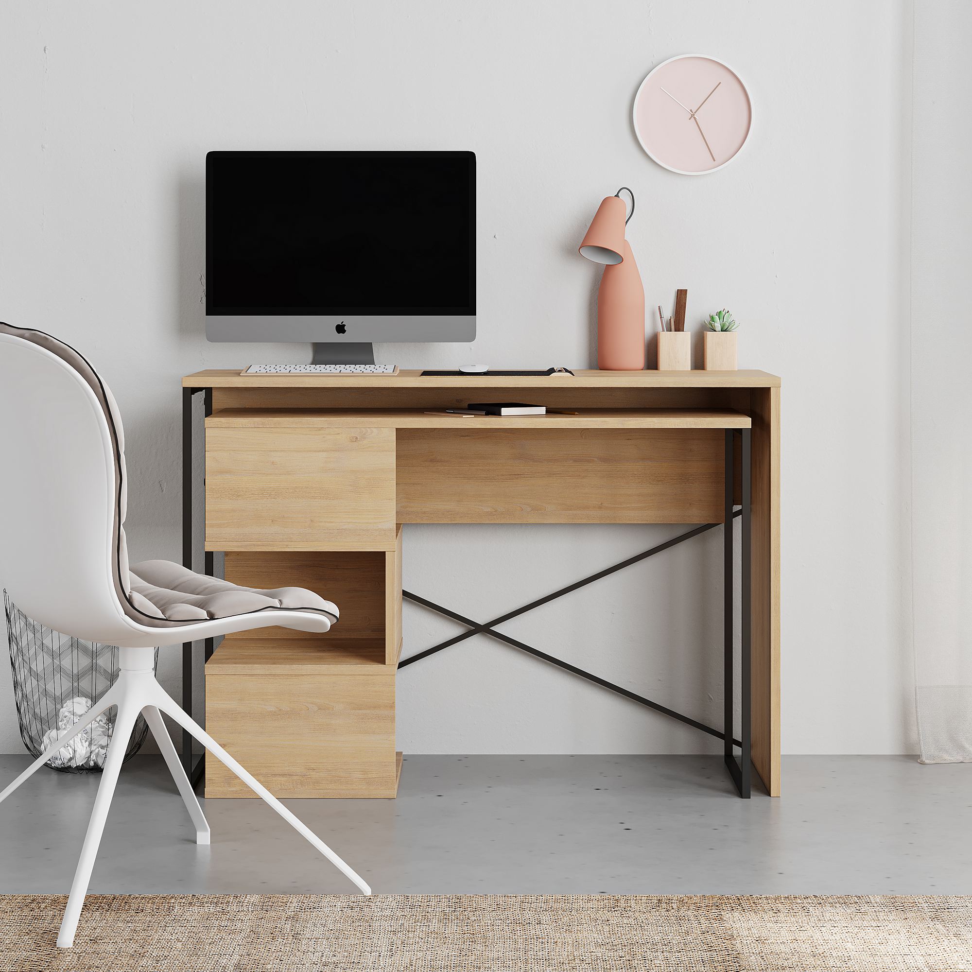 Badau Desk Sapphire Oak