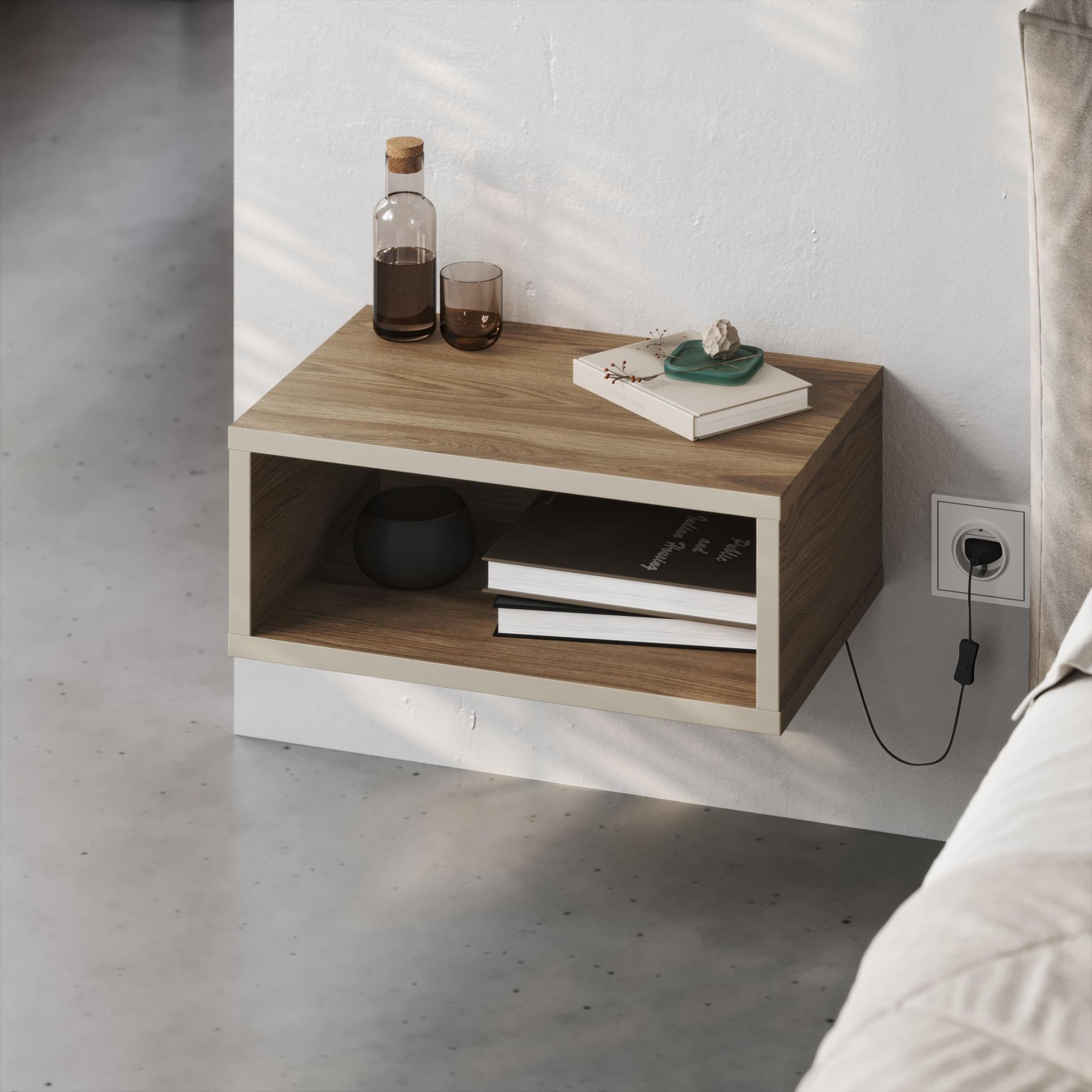 Brik Nachttisch Oud Optik