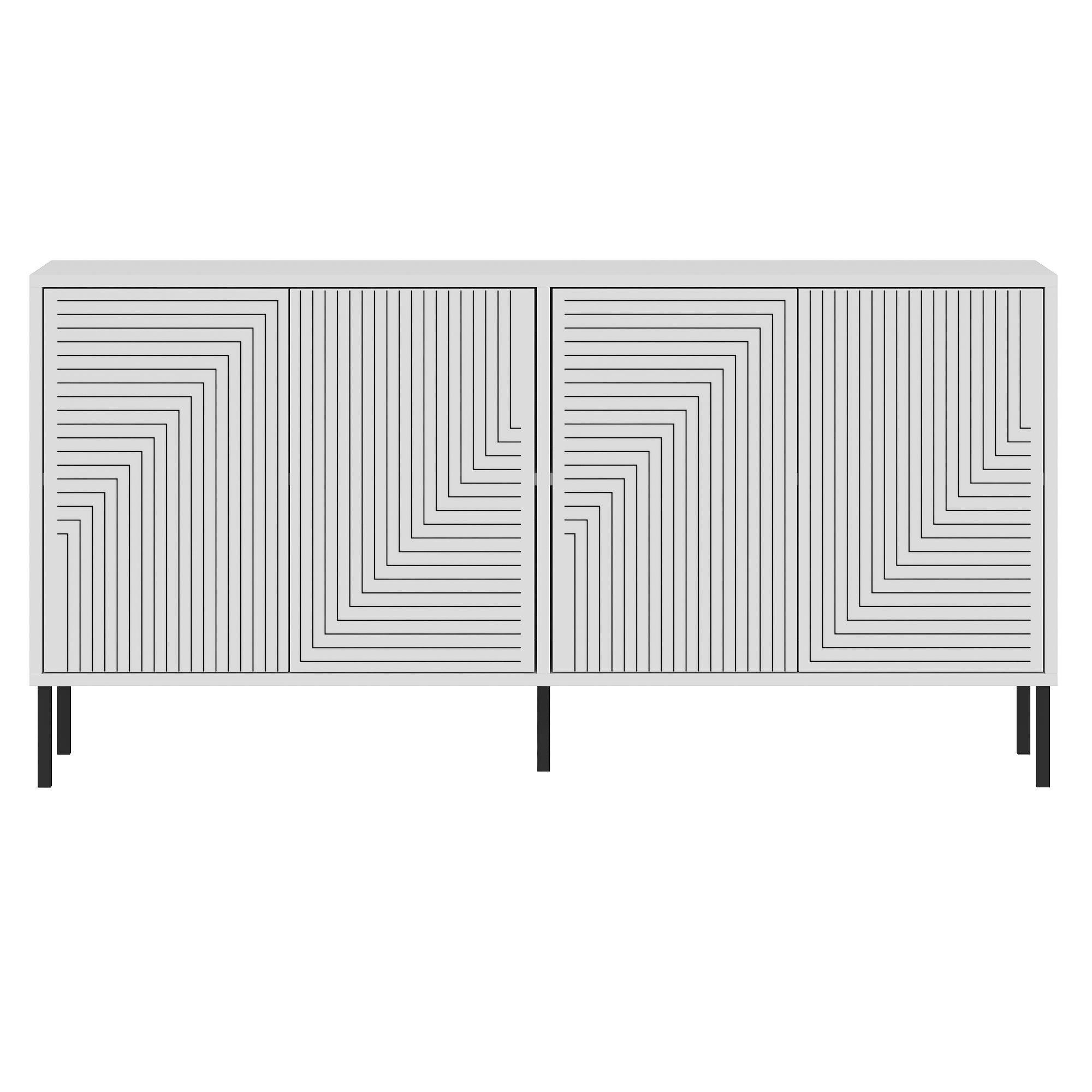 Evolet Schrank Weiß