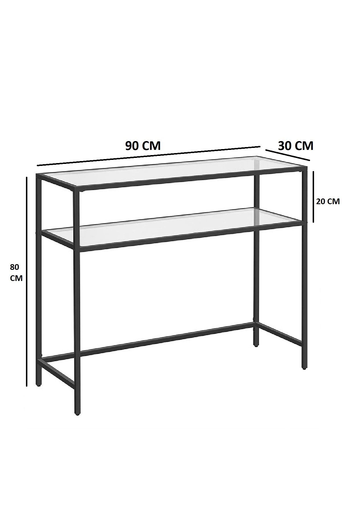 By-4 Side table Black