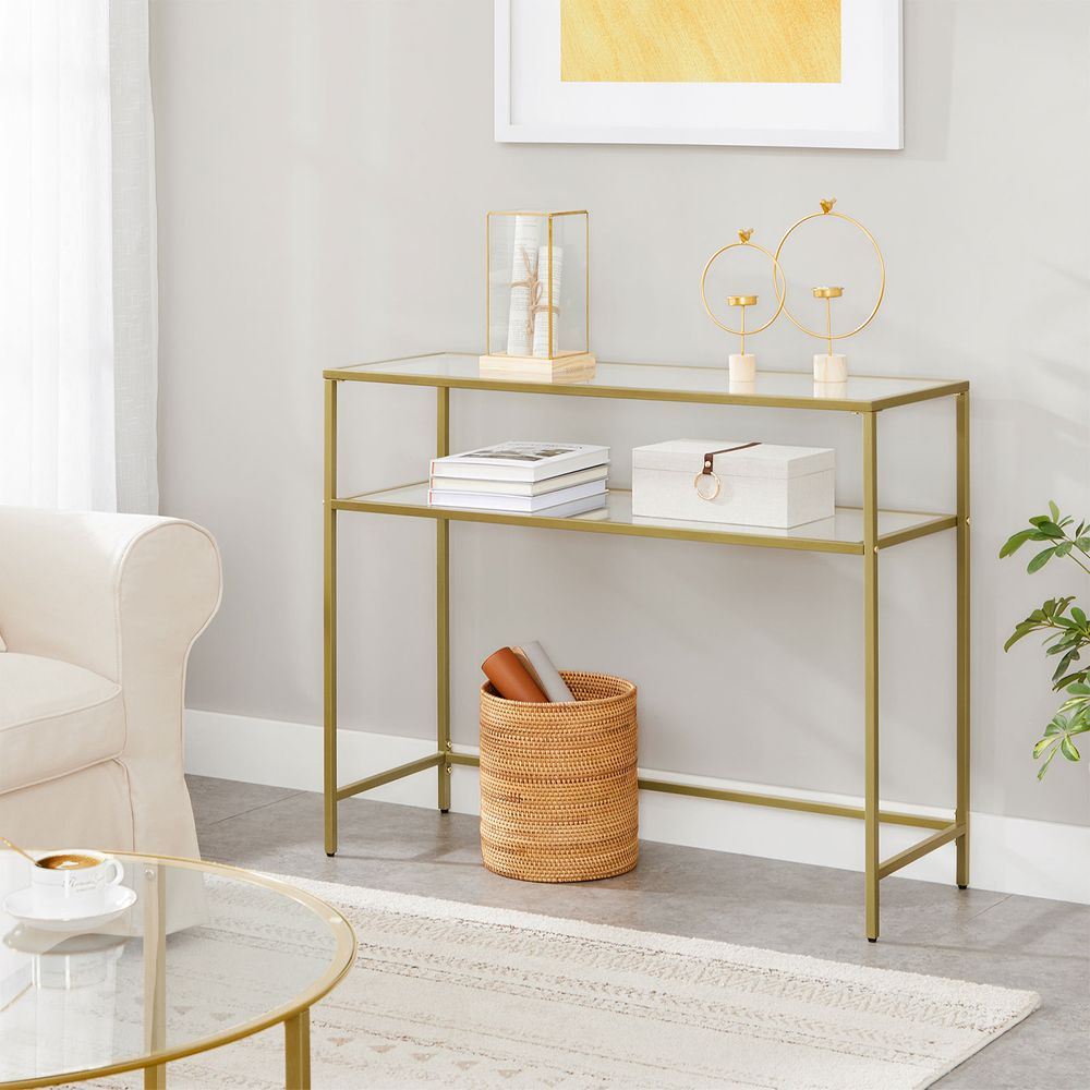 By4  Table Gold