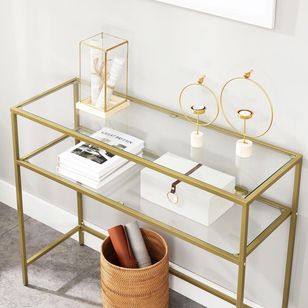 By4  Table Gold