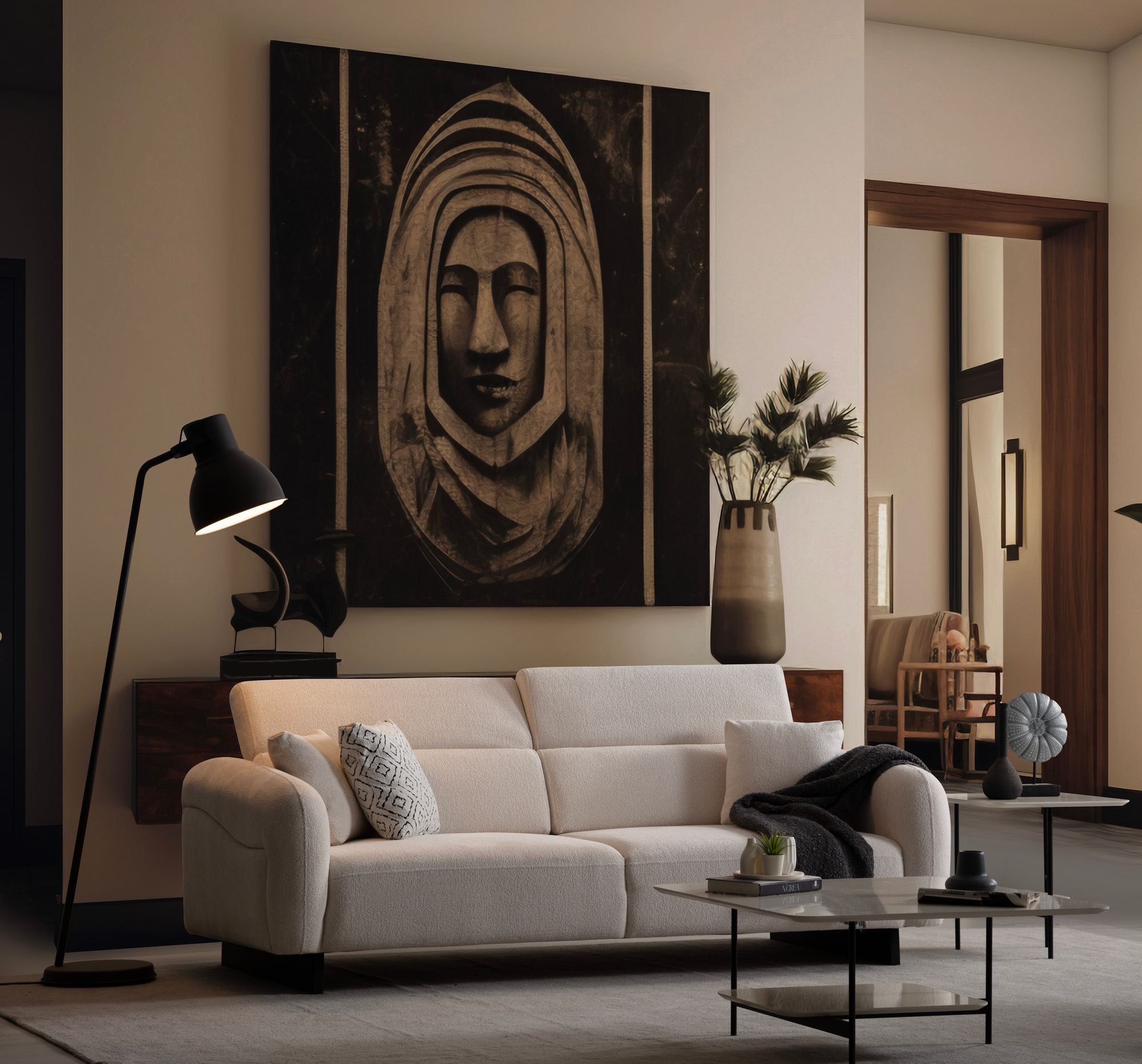 Caprice Sofa White
