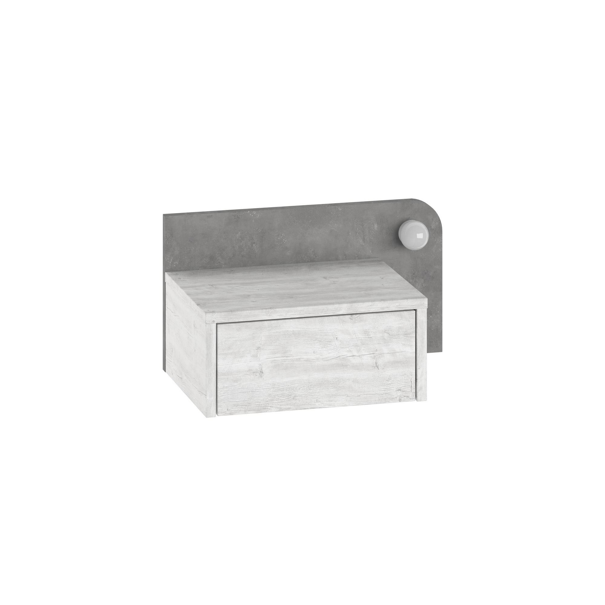 Dotta Nightstand Retro Grey