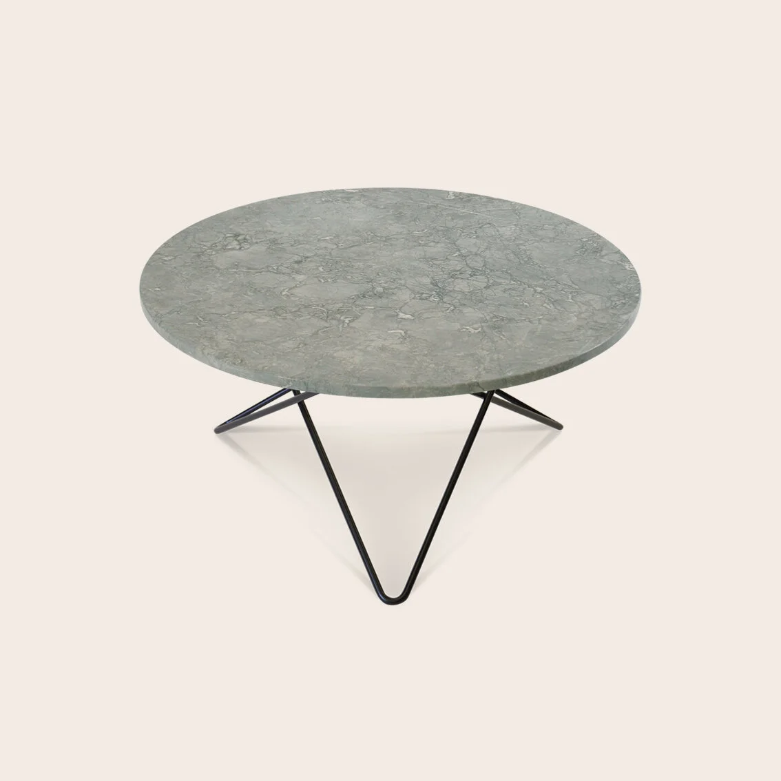 O Coffee Table Marble Grey Ø 80cm