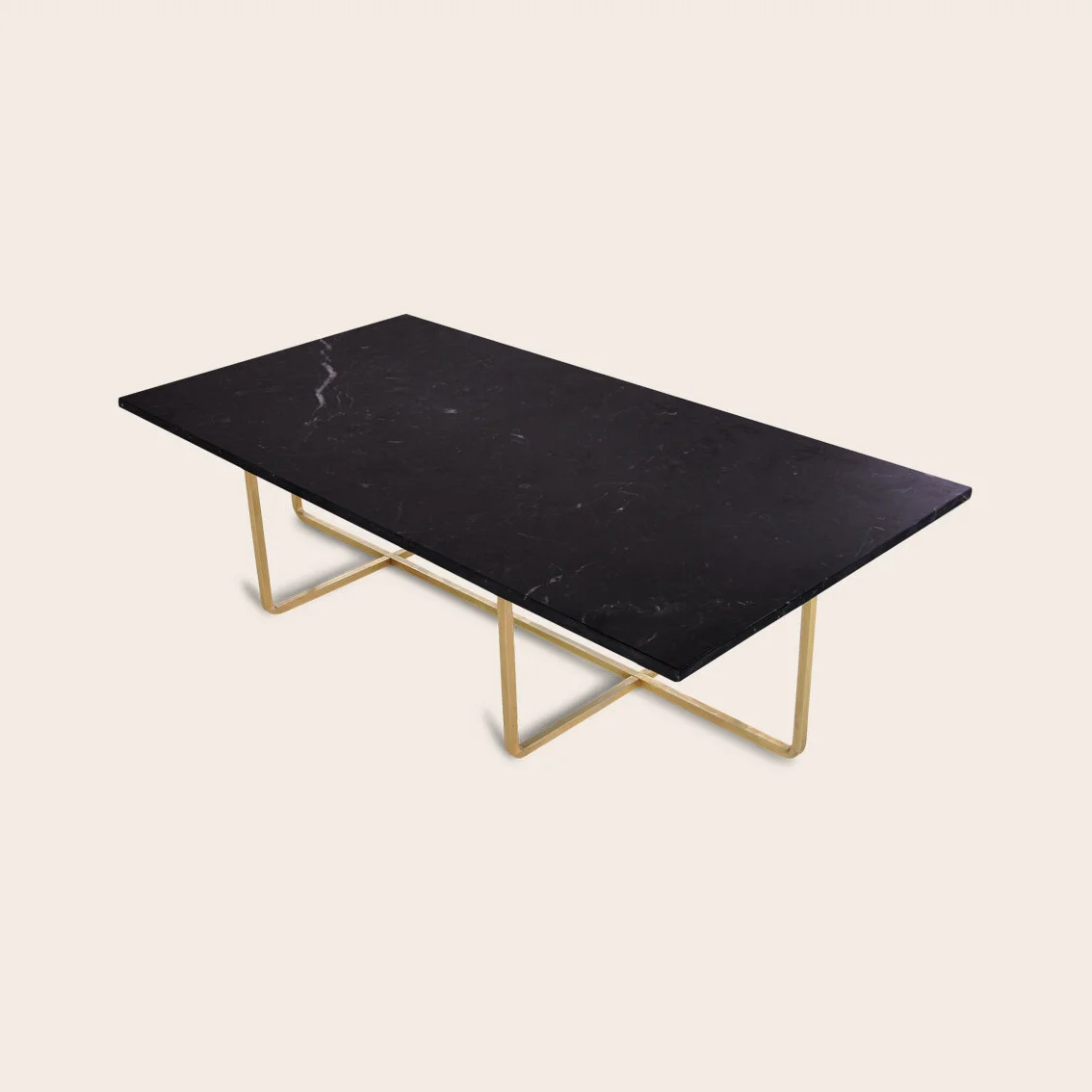 Ninety Coffee table Marble Black 120 x 60cm