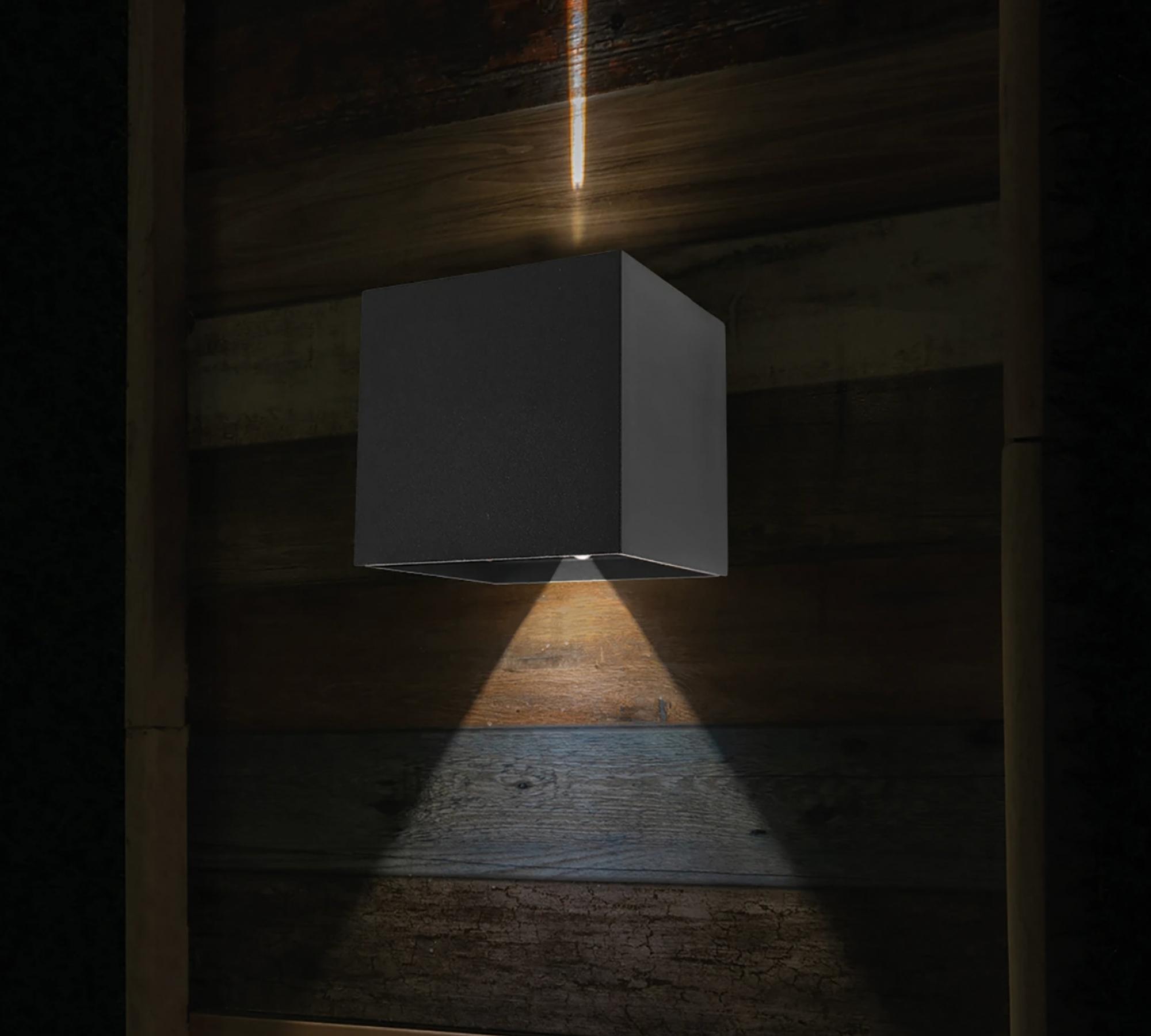 LED-Outdoorleuchte Schwarz