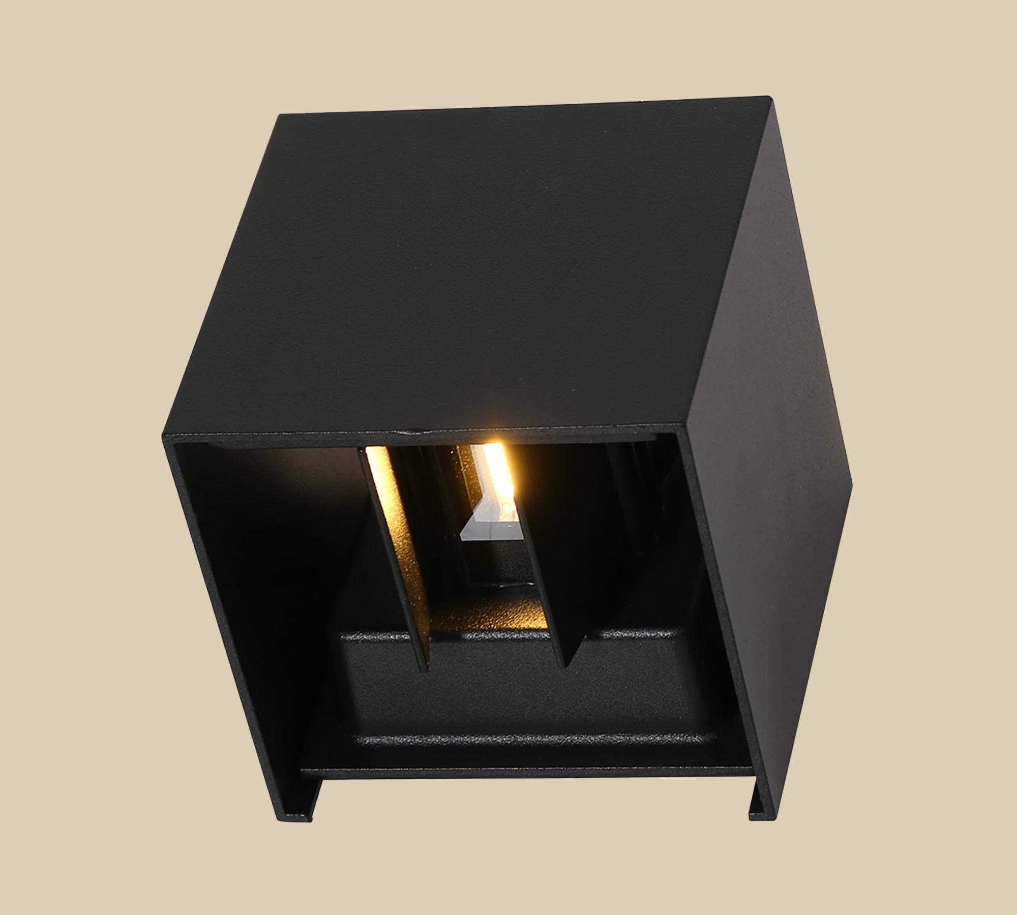 LED-Outdoorleuchte Schwarz