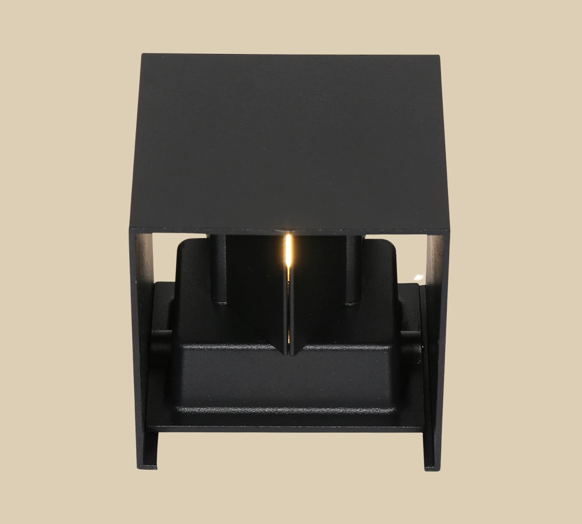 LED-Outdoorleuchte Schwarz