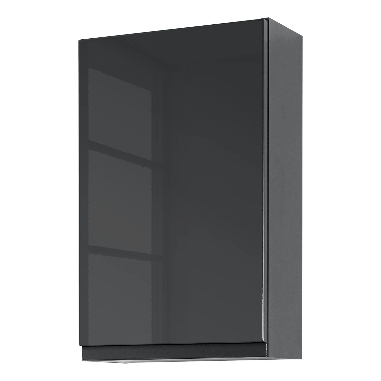 Hängeschrank Holz Grau