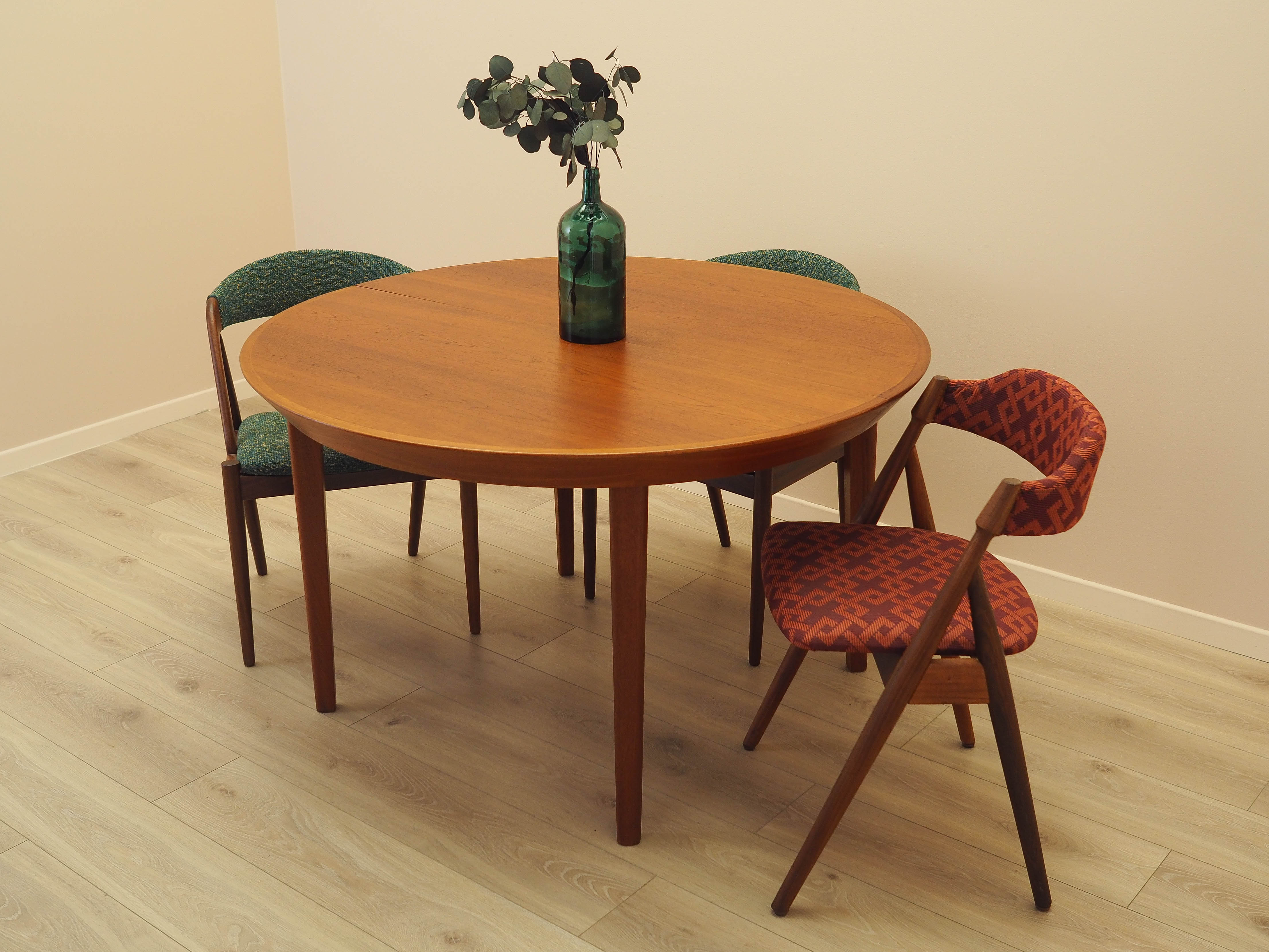Tavolo rotondo teak marrone
