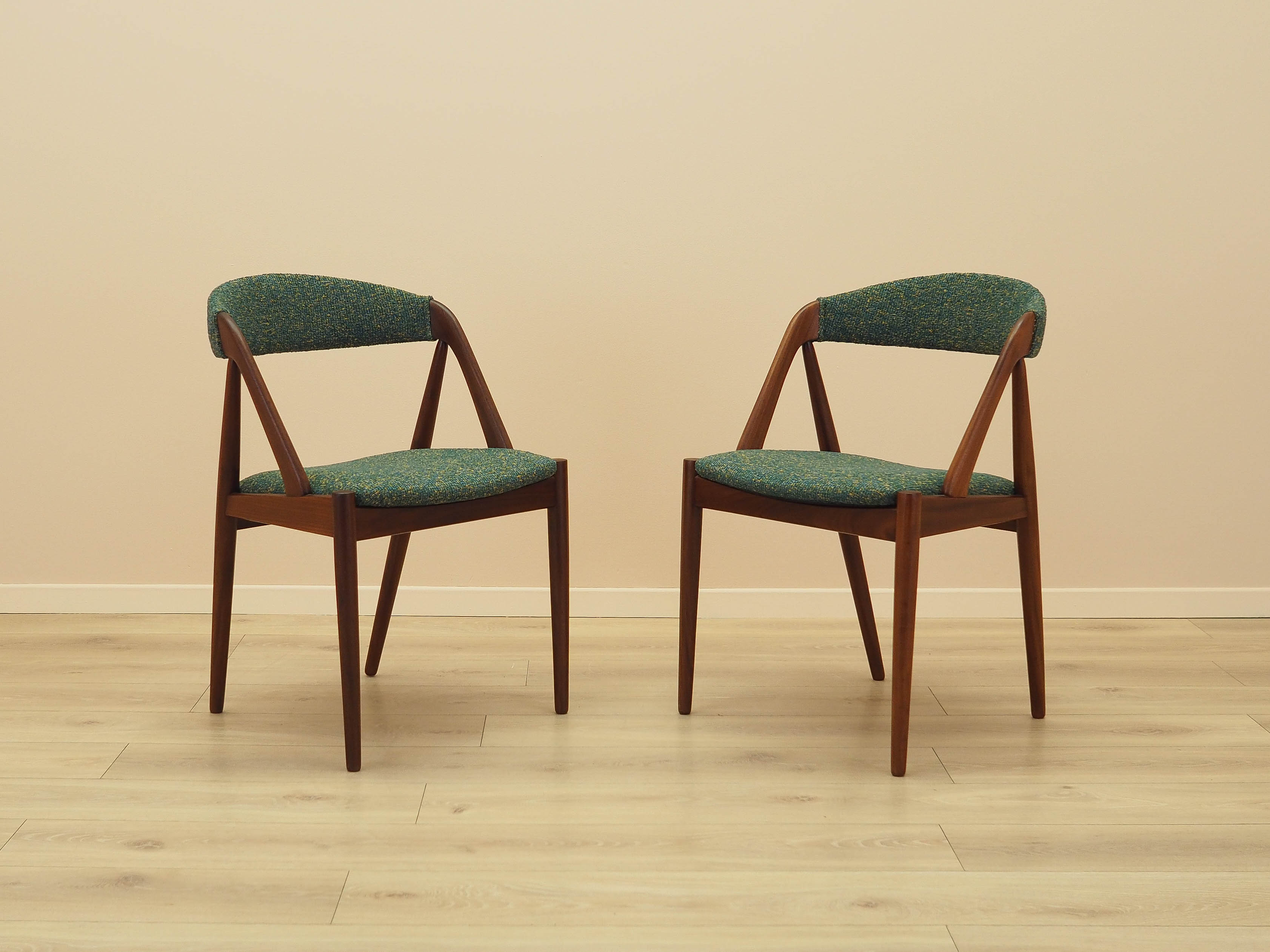 Chairs 2x Teak Green