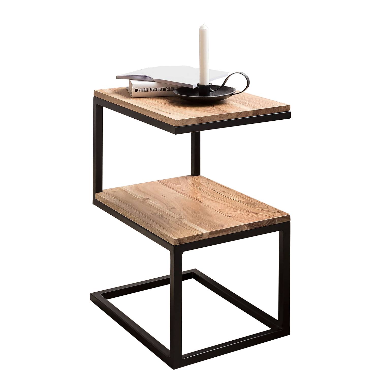Palos III Side Table Acacia Wood Brown