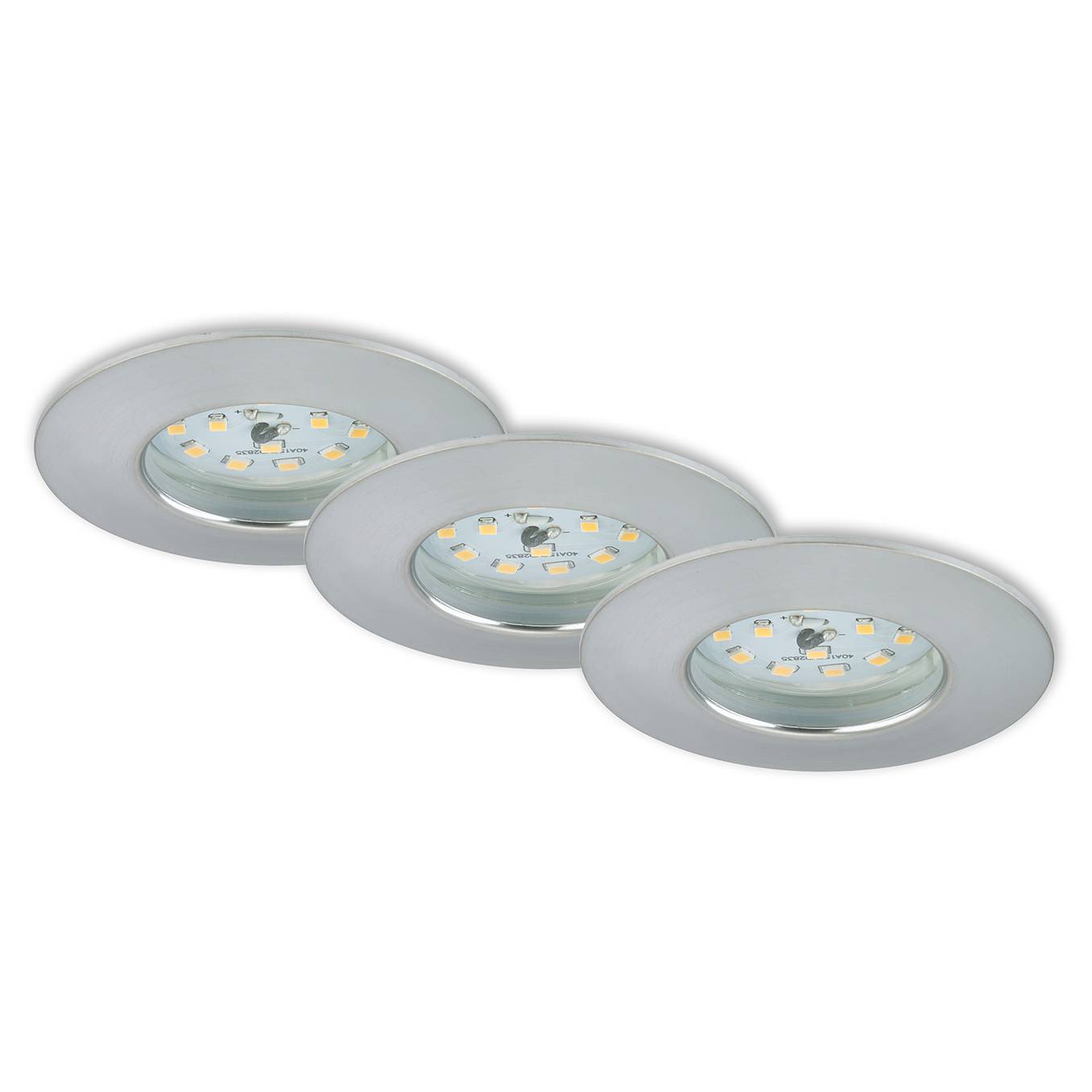 Attach One LED-Einbauleuchte Silber