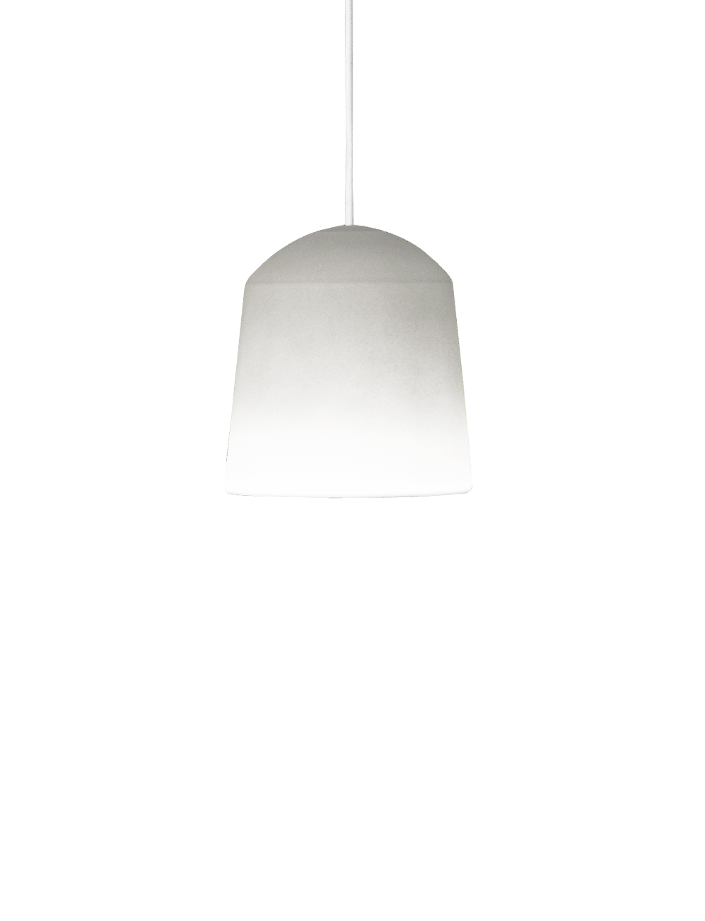 Pendelleuchte Porzellan Mistgrau Ø 20cm