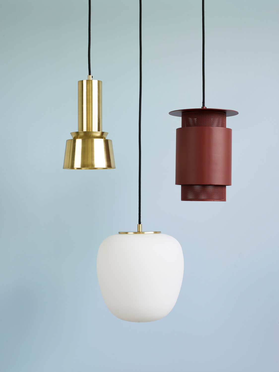 Mono Pendant Light Brass-colored