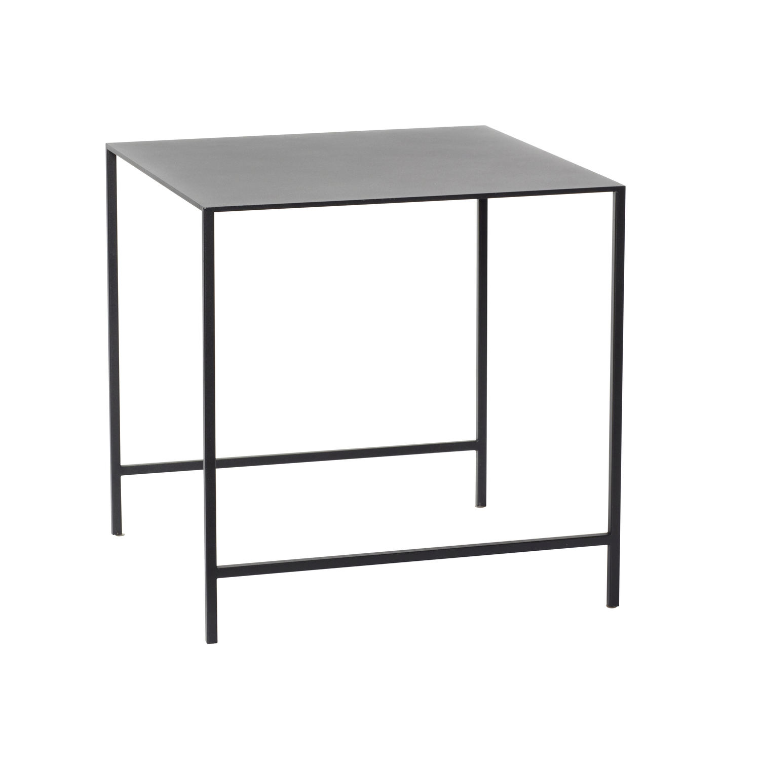 Set 2 Beistelltische Nest 45cm & 40cm  Schwarz