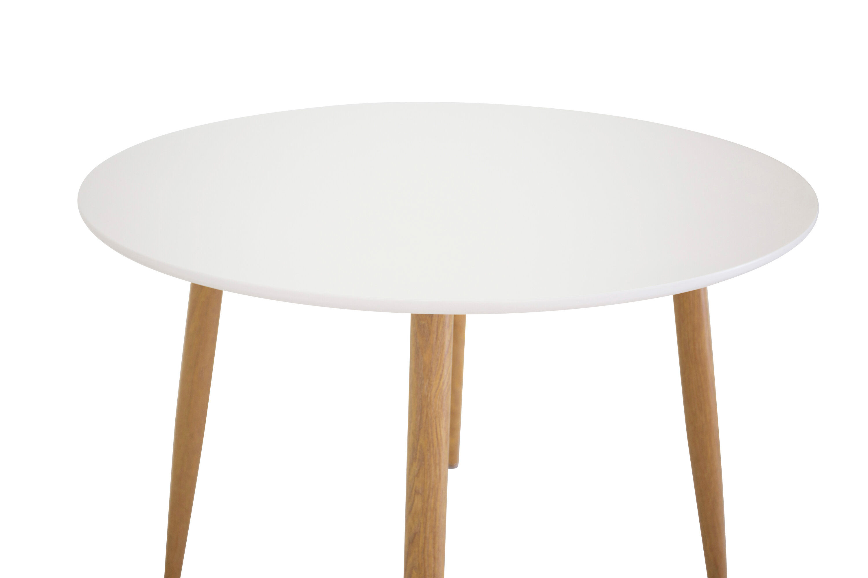 Plaza Esstisch Weiß Ø 100cm