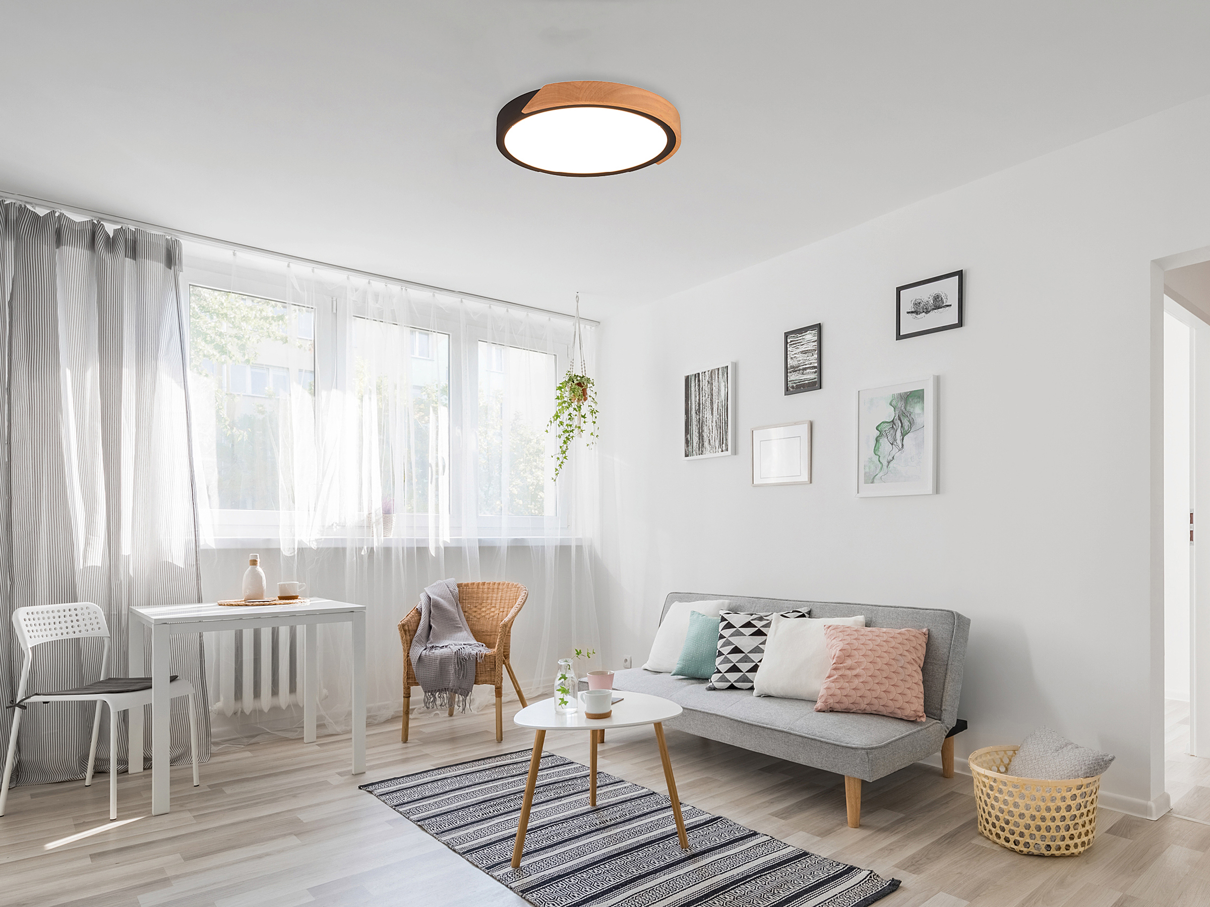 Jano LED Ceiling Light Black
