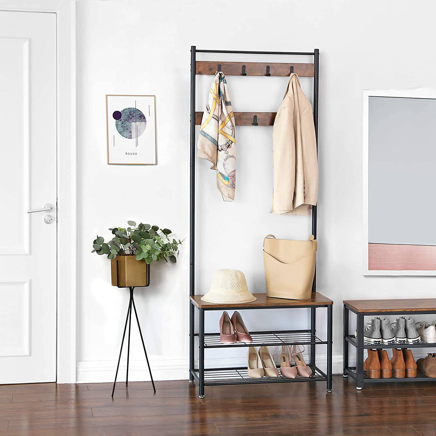 Webberville Compact Wardrobe Brown