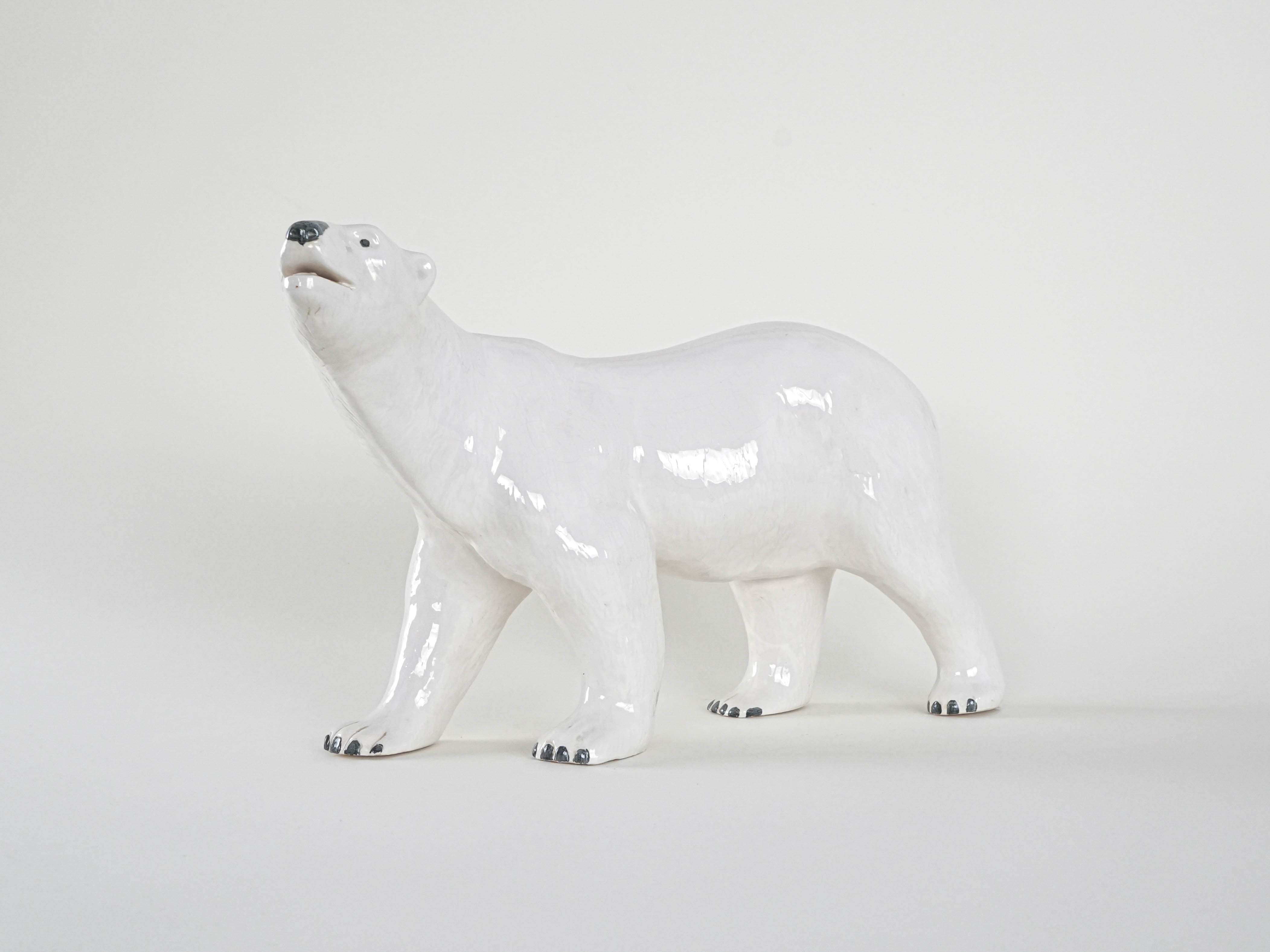 Polar bear Sculpture Ceramic