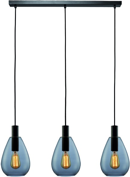 Pendant Light Smoked Glass Grey