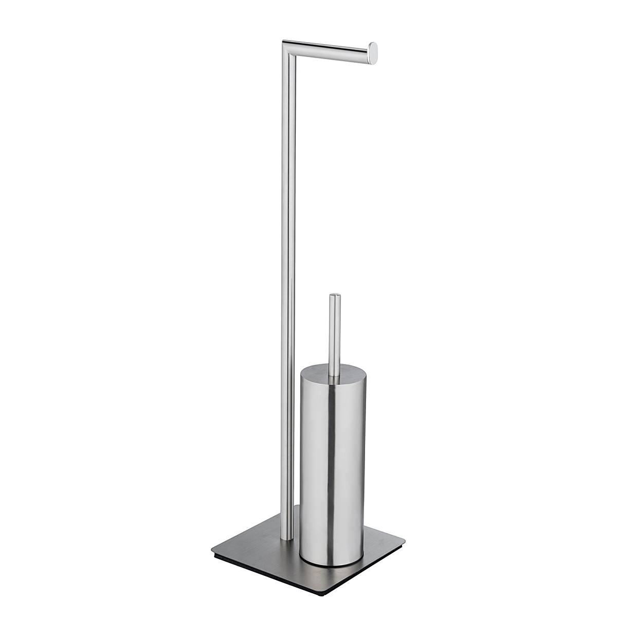 Recco Freestanding Toilet Brush Set Matte Stainless Steel