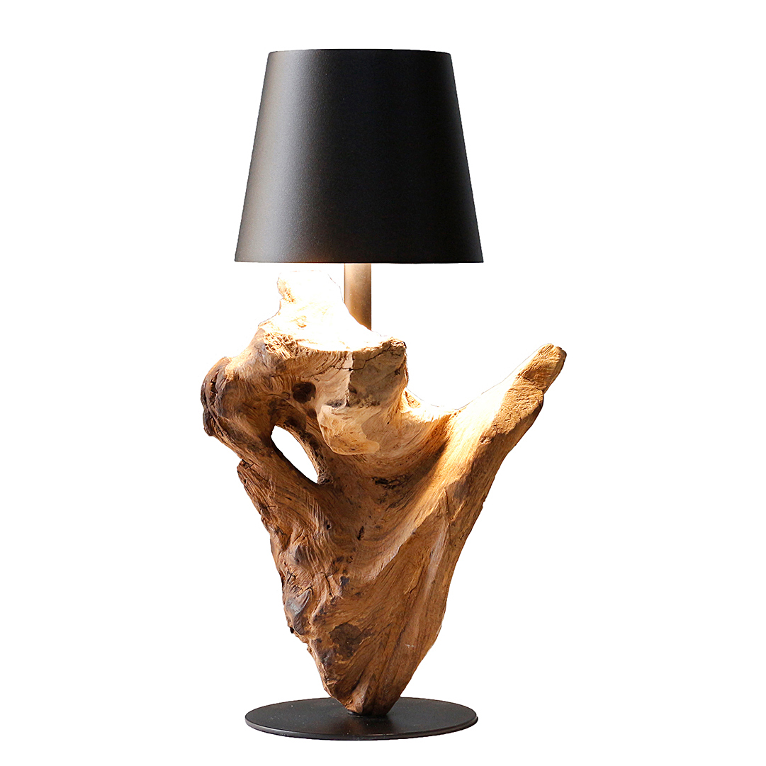 Nawazhai Type B Table Lamp Solid Acacia Wood
