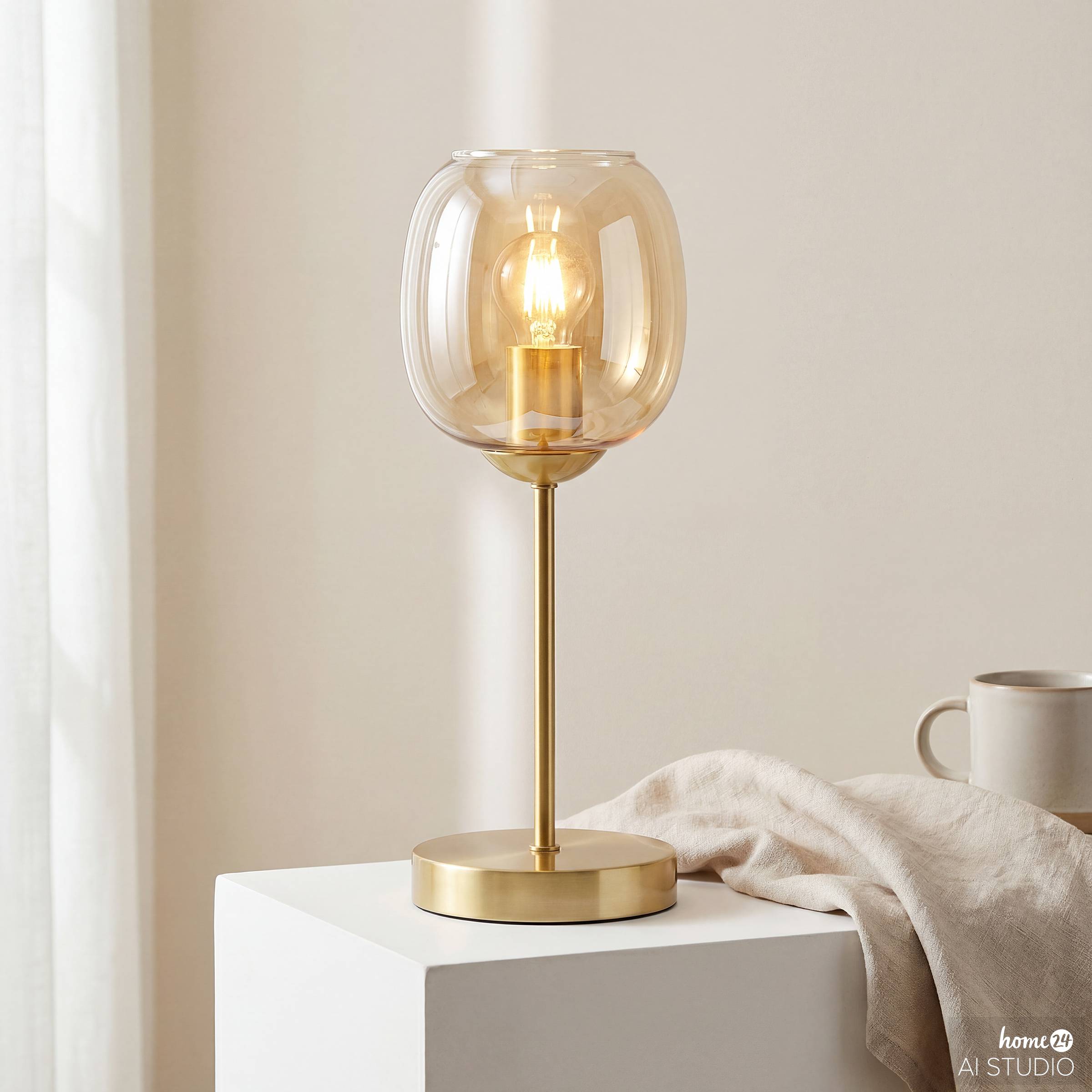 Armta Table lamp Glass Iron Gold