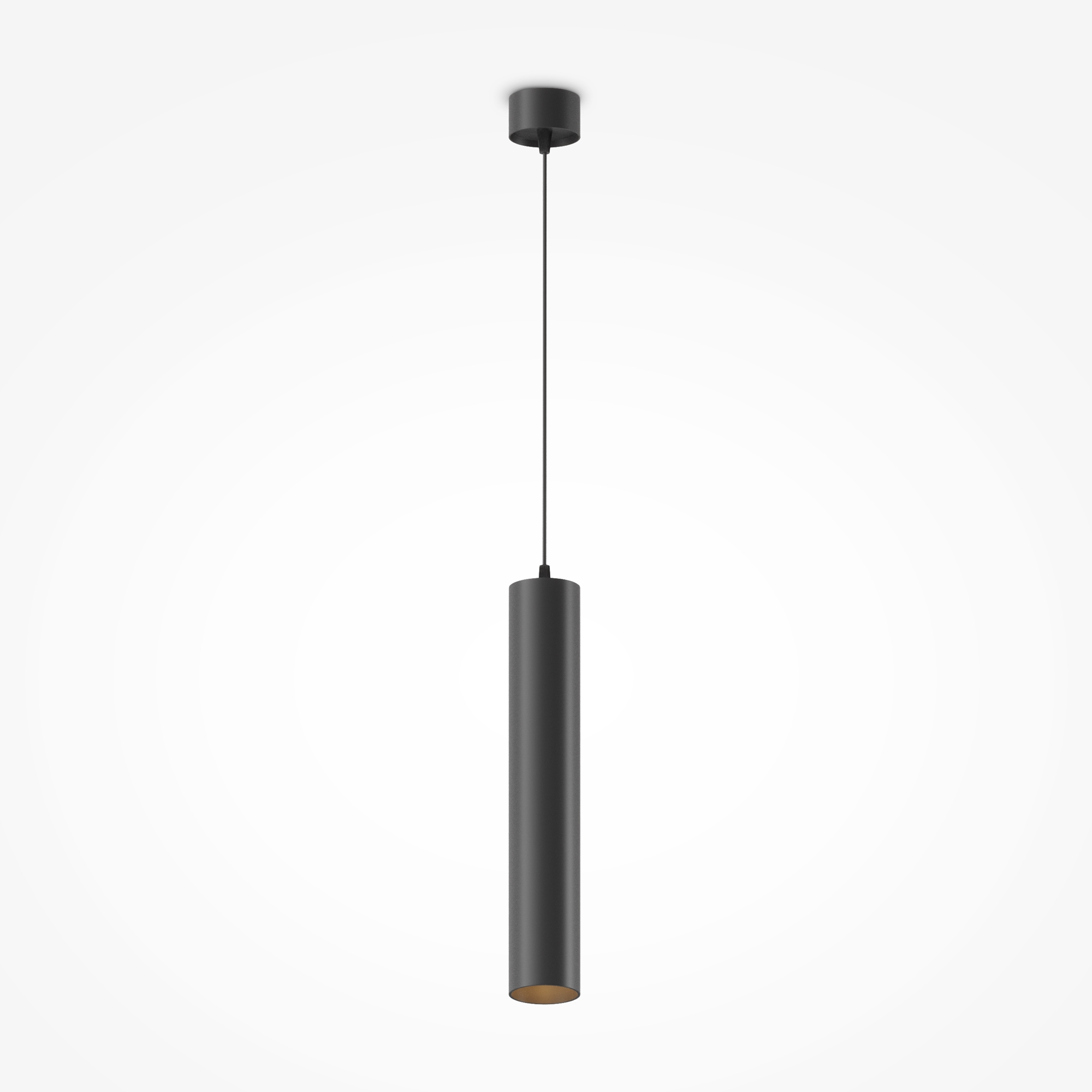 Focus LED Pendelleuchte Schwarz Ø 5cm