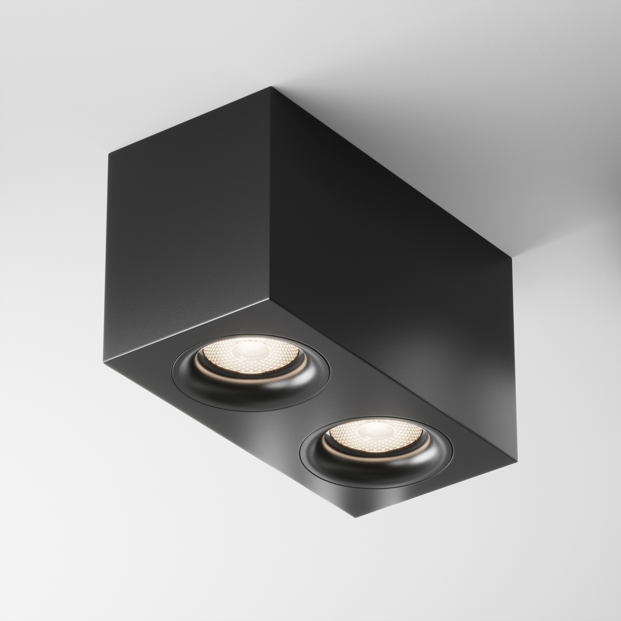 Slim GU10 Deckenleuchte Schwarz