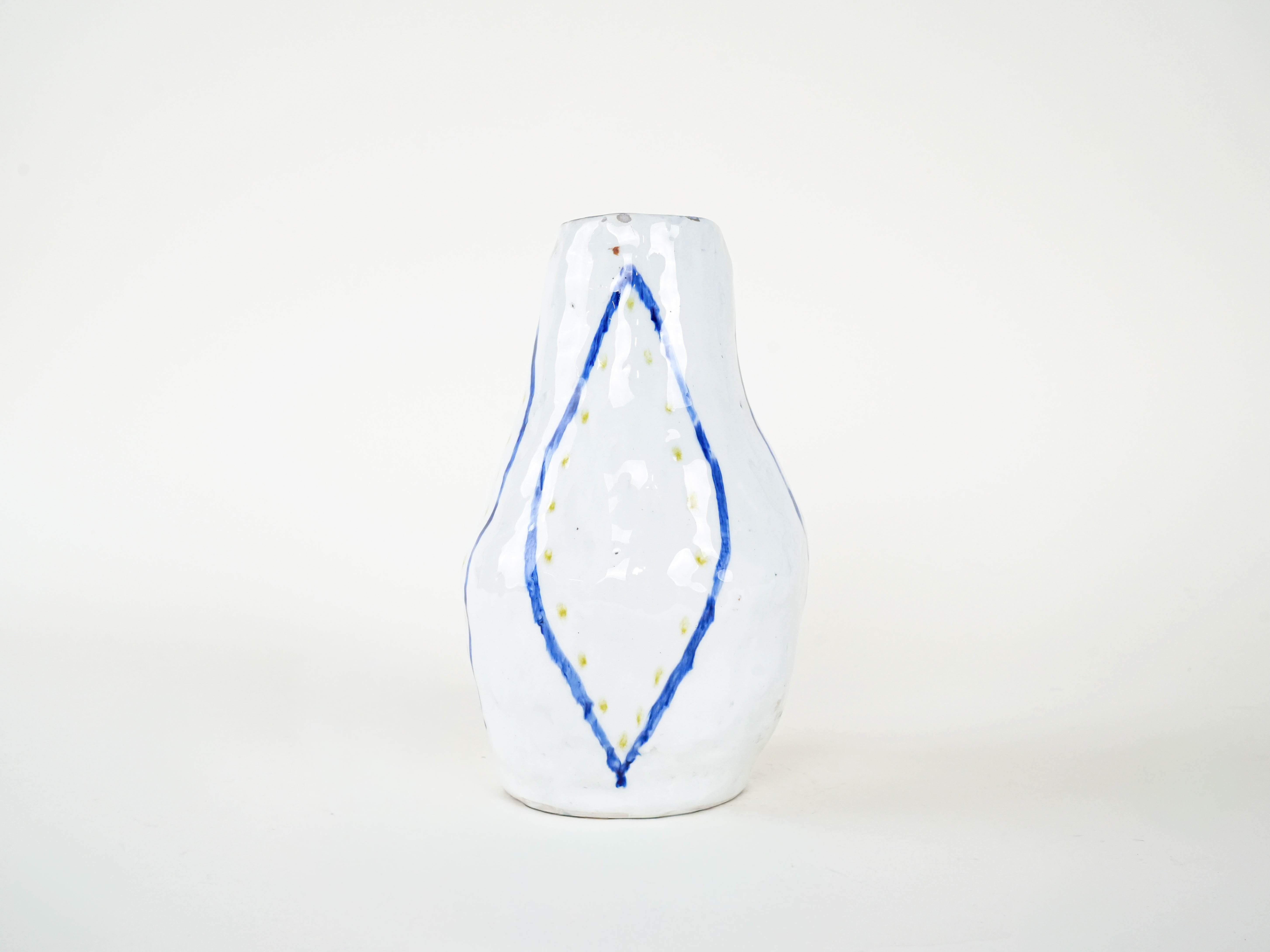 Ceramic vase White 1960s