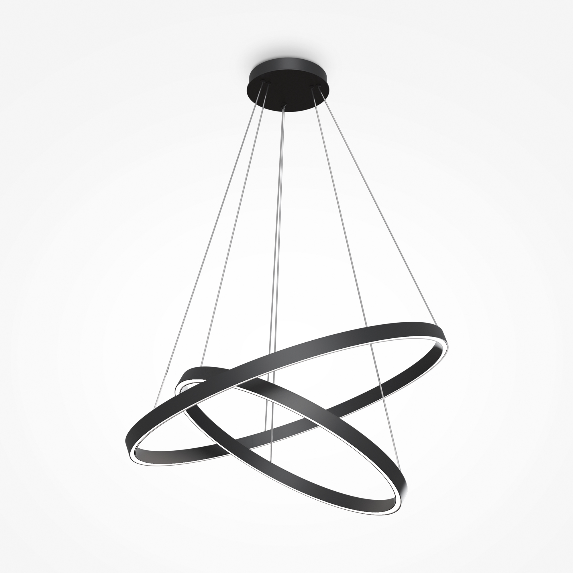 Rim lampada a sospensione nera