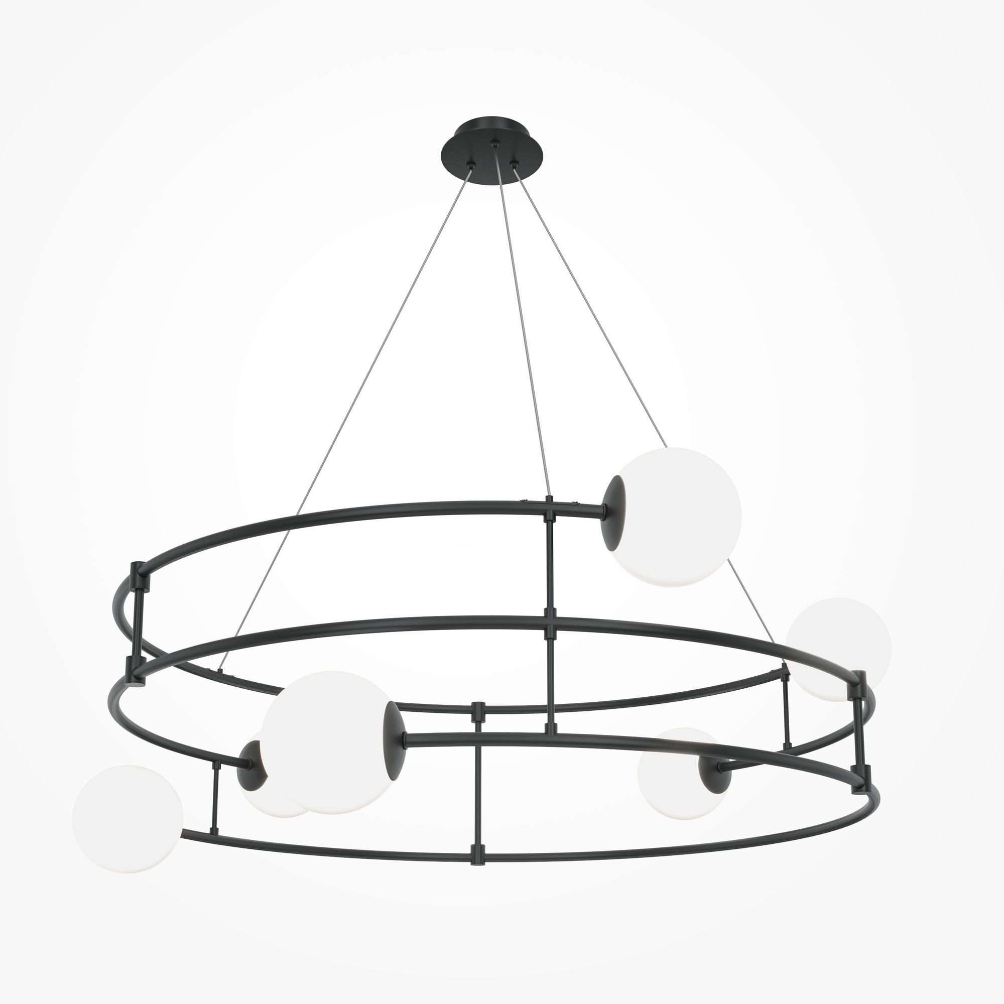 Balance Pendelleuchte Schwarz Ø 81cm