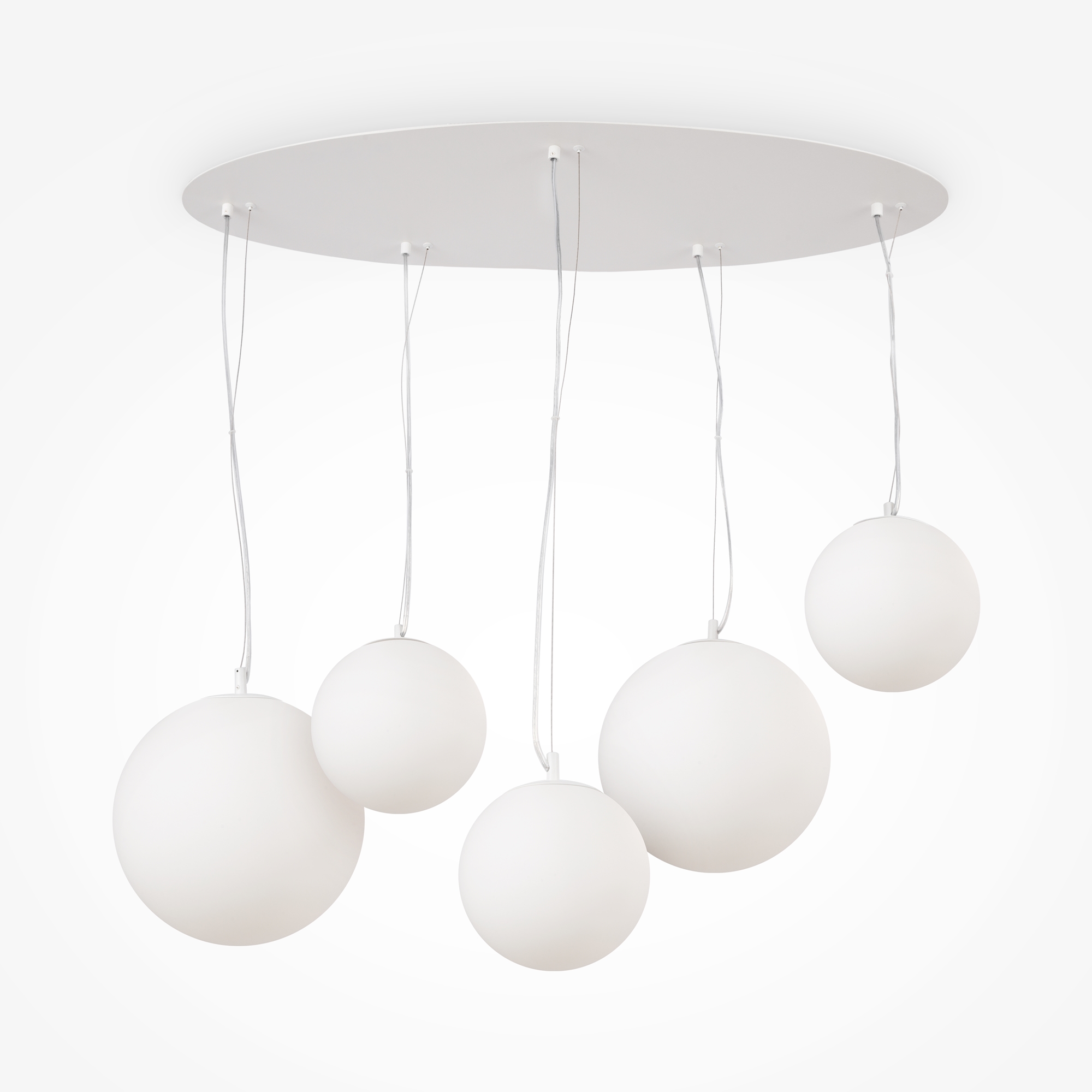 Lampada a sospensione forma semplice bianco