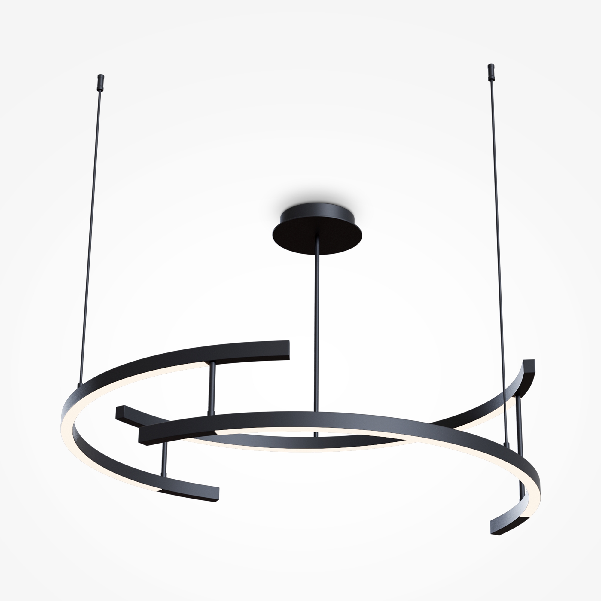 Line Pendant Light Black Ø 83cm