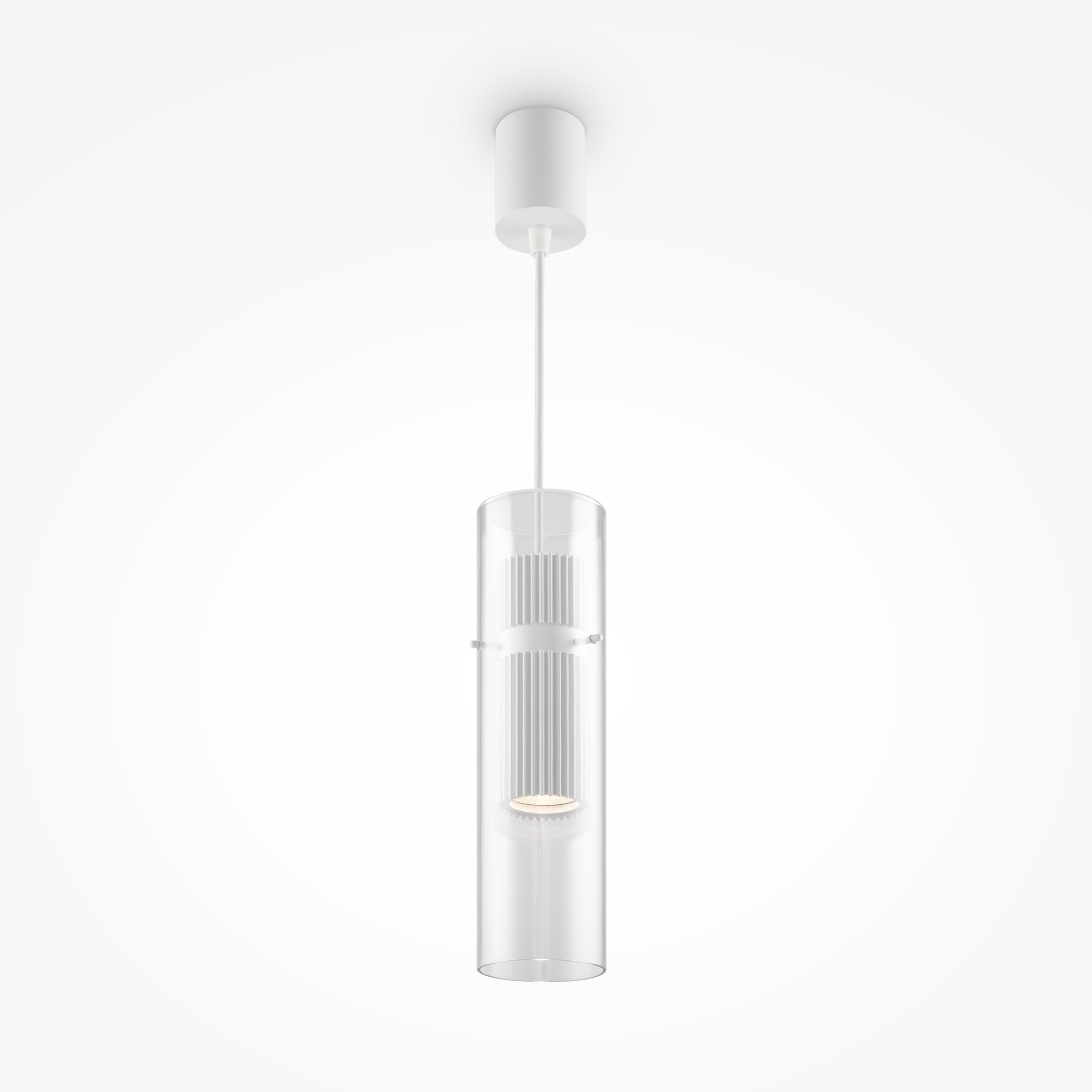 Dynamics Pendant light Aluminium White