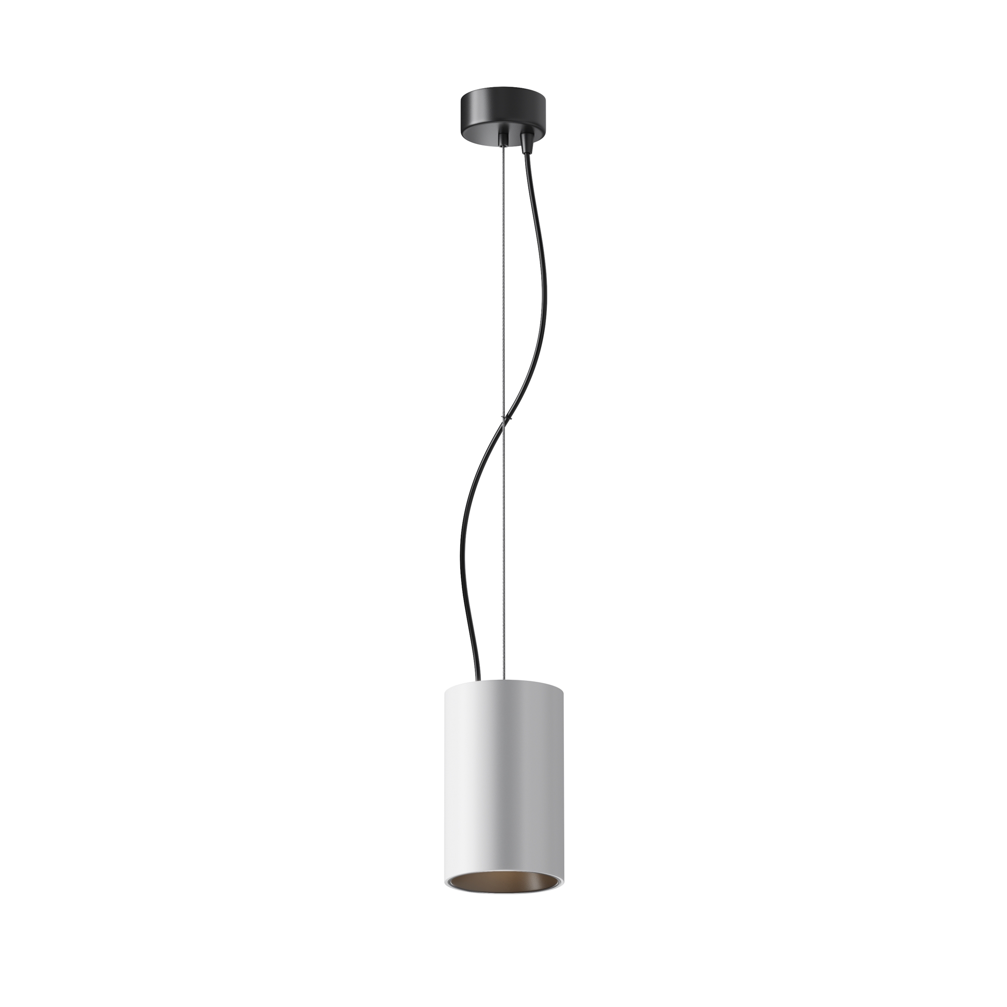 Efir Pendelleuchte Weiß Ø 10cm